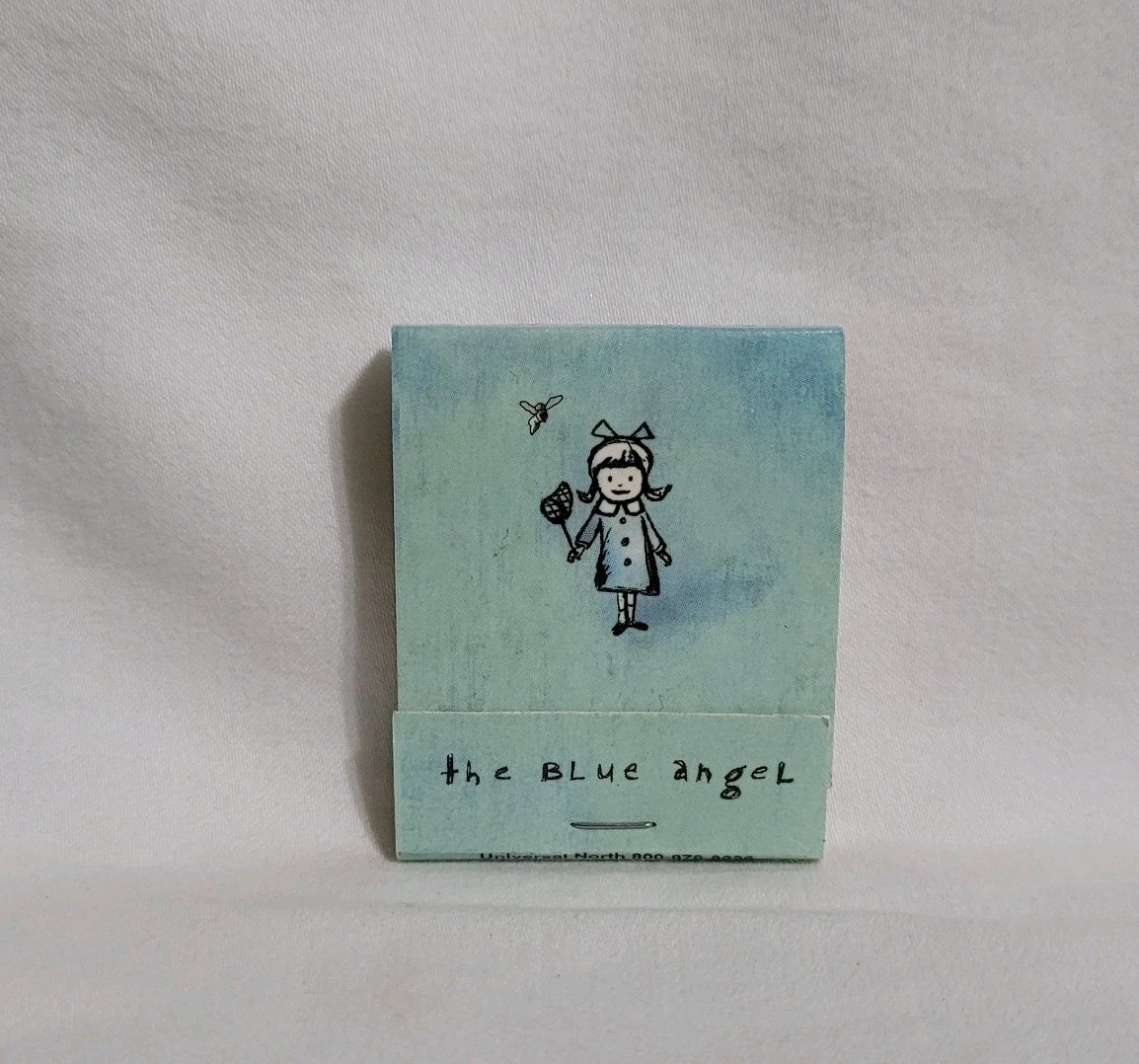 Vintage Matchbook The Blue Angel Restaurant Philadelphia PA Advertising Full