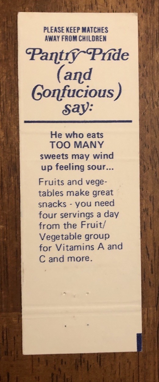 Pantry Pride – You Win. We Don’t Play Games (R1)