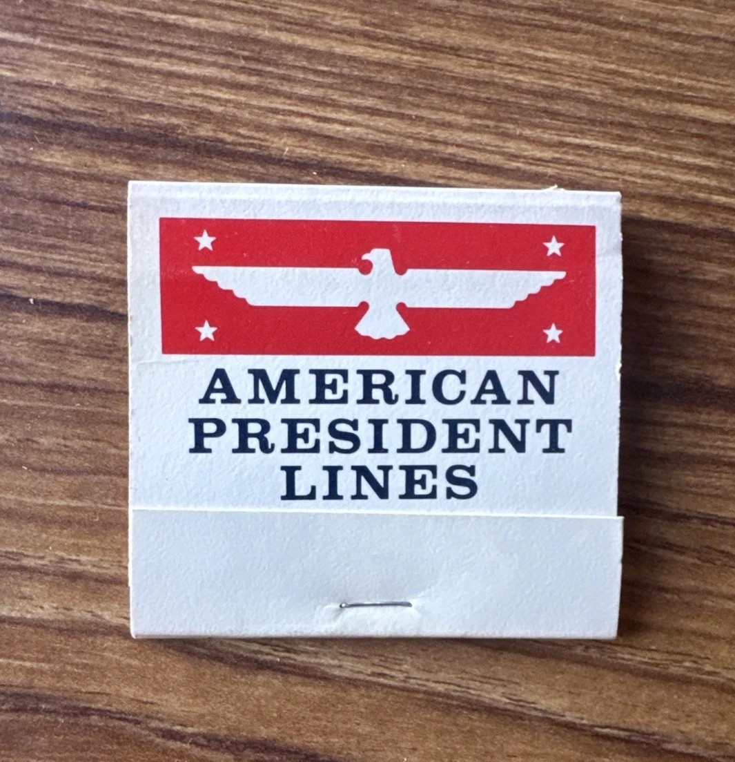 American President Lines Freight Service Matchbook Vintage Never Used