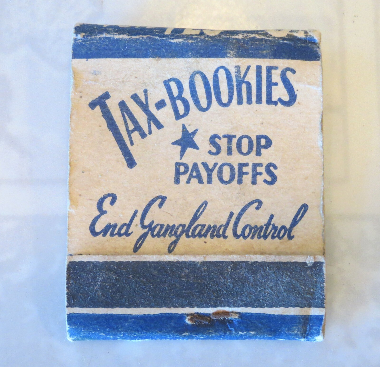 VINTAGE MATCHES YES ON PROP 6 TAX BOOKIES LEGALIZE GAMBLING DIAMOND MATCH CO.