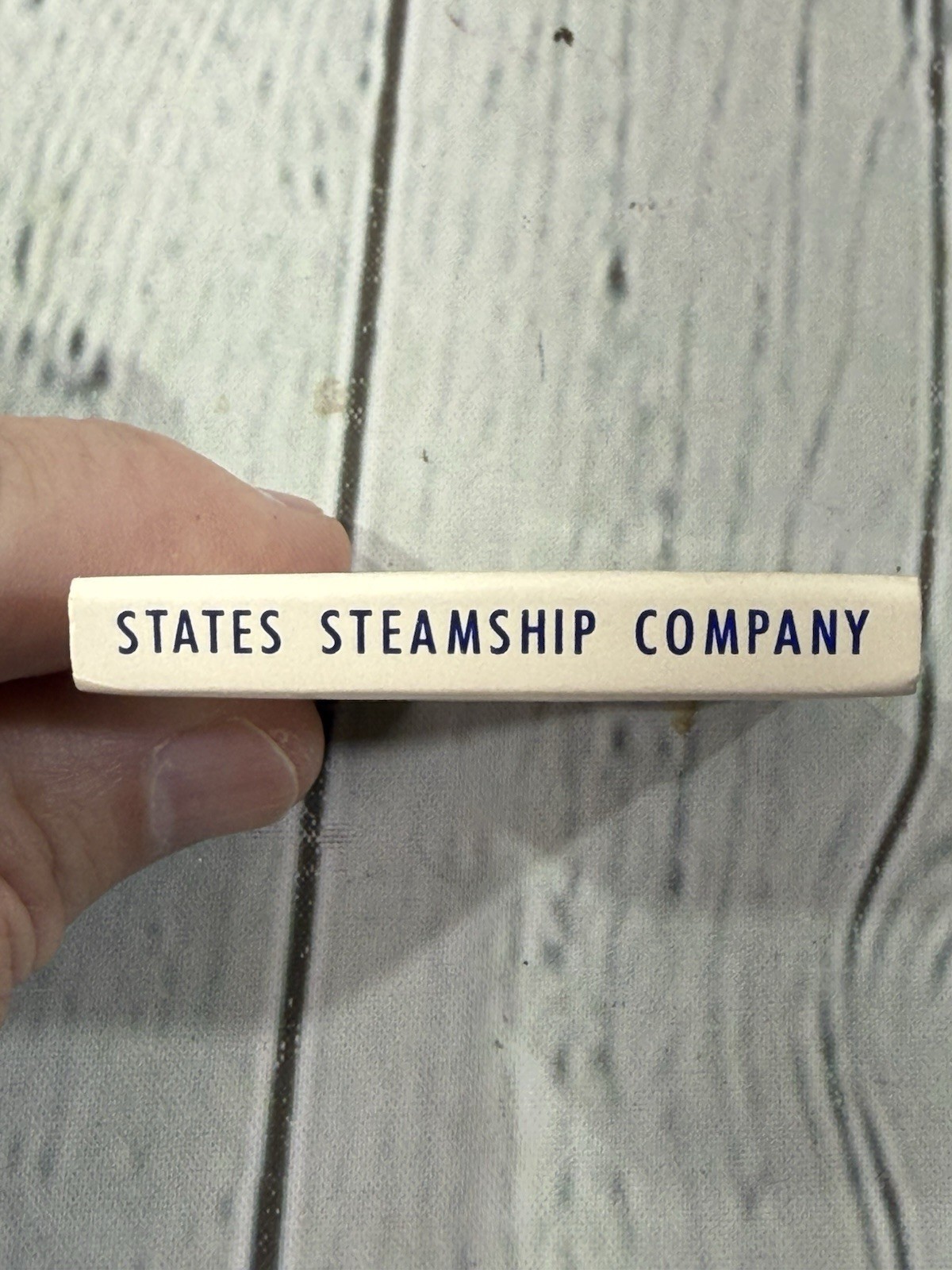 States Steamship Company States Line Shipping Cargo Vintage Matchbook Complete
