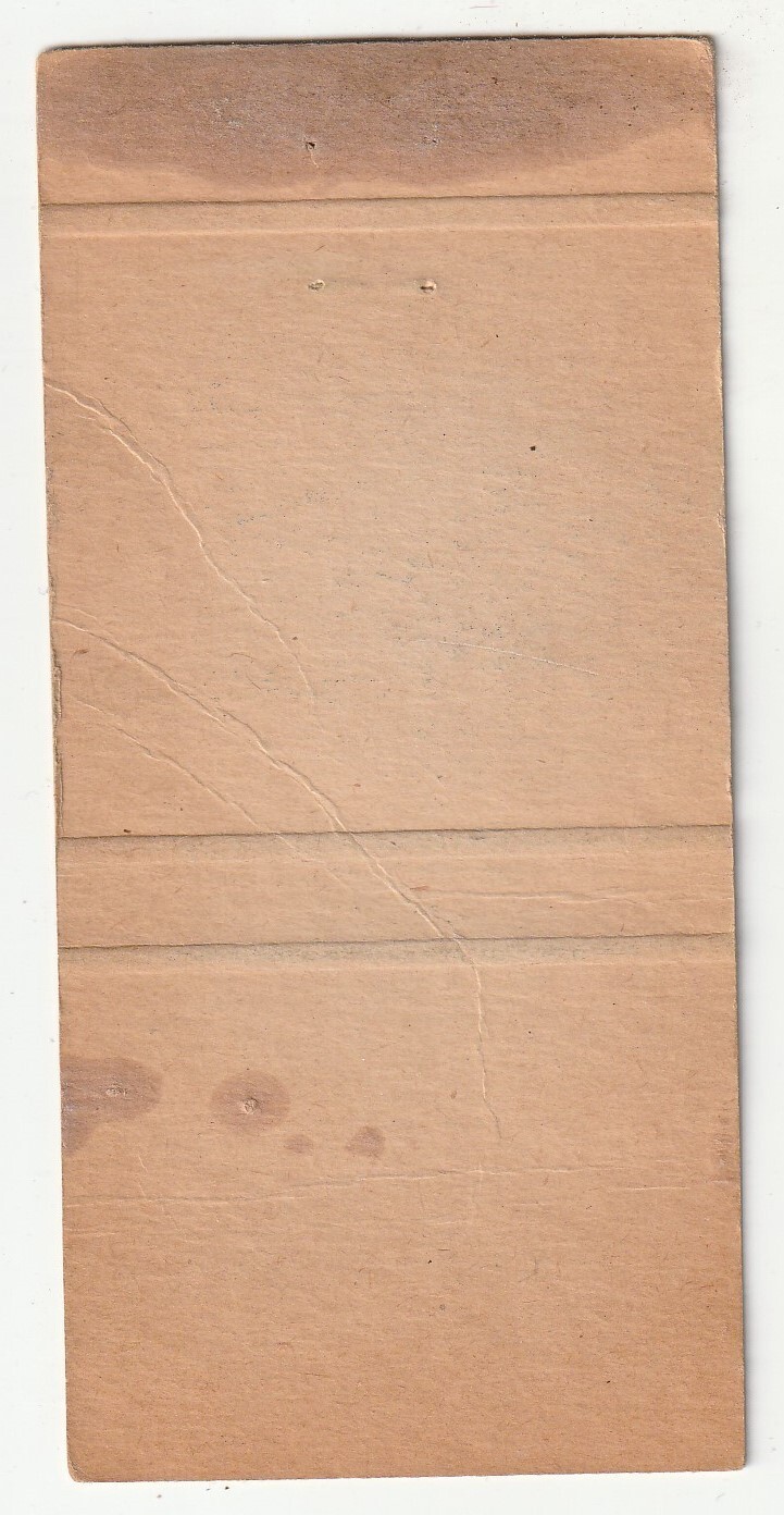 MATCHBOOK COVER – MERCURY INSURANCE – ROBERT O. MOTTER – SAINT PAUL MINNESOTA