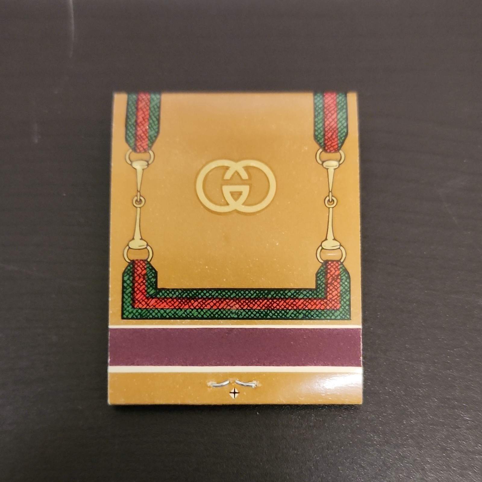 Gucci Matchbook Vintage Unstruck 1970’S FIFTH AVE NEW YORK SHOP Iconic GG LOGO