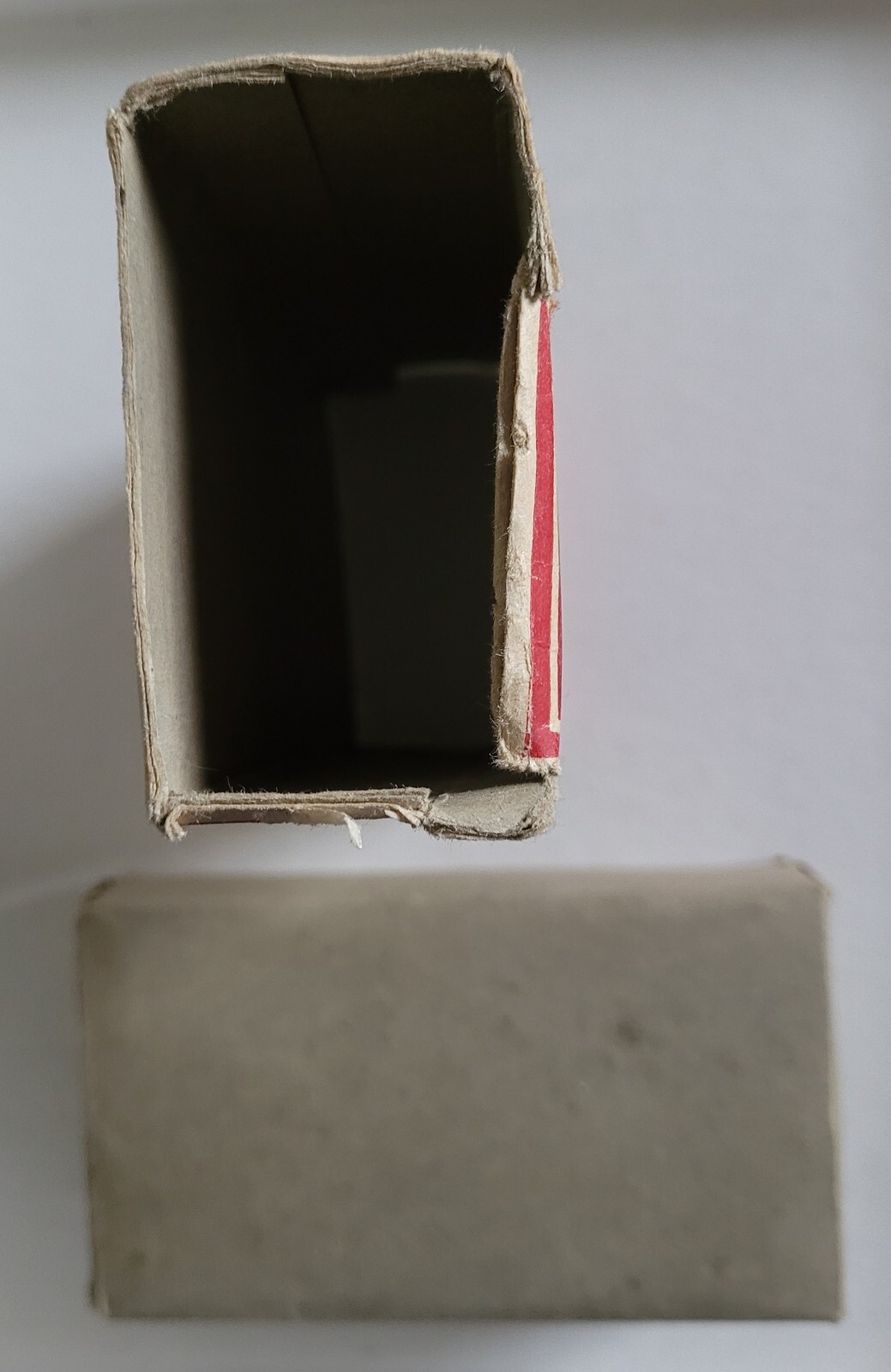 Old True American Diamond Matches Cardboard Match Box W/ Indian Picture