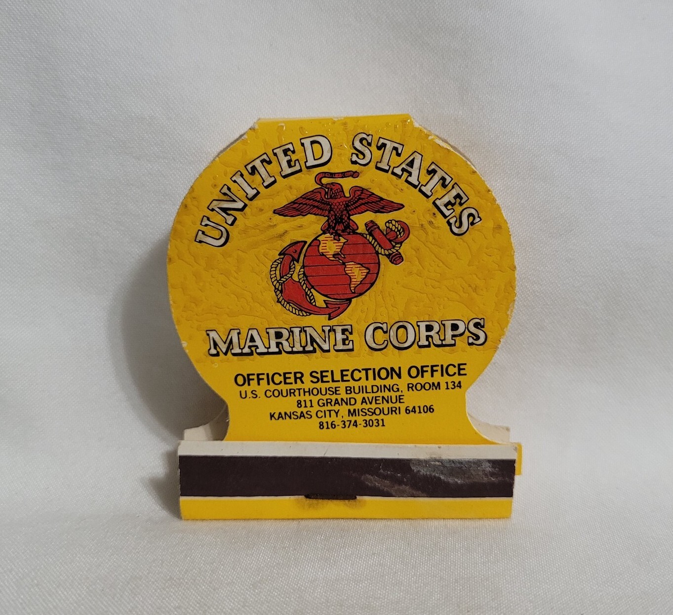 Vintage Matchbook United States Marine Corps Kansas City MO Advertising Matches