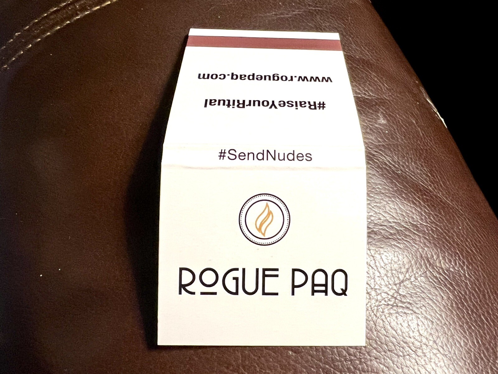 “Yes, We Cann-Cann” Feature Matchbook – Rogue Paq Cannabis Accessories – Girlie!