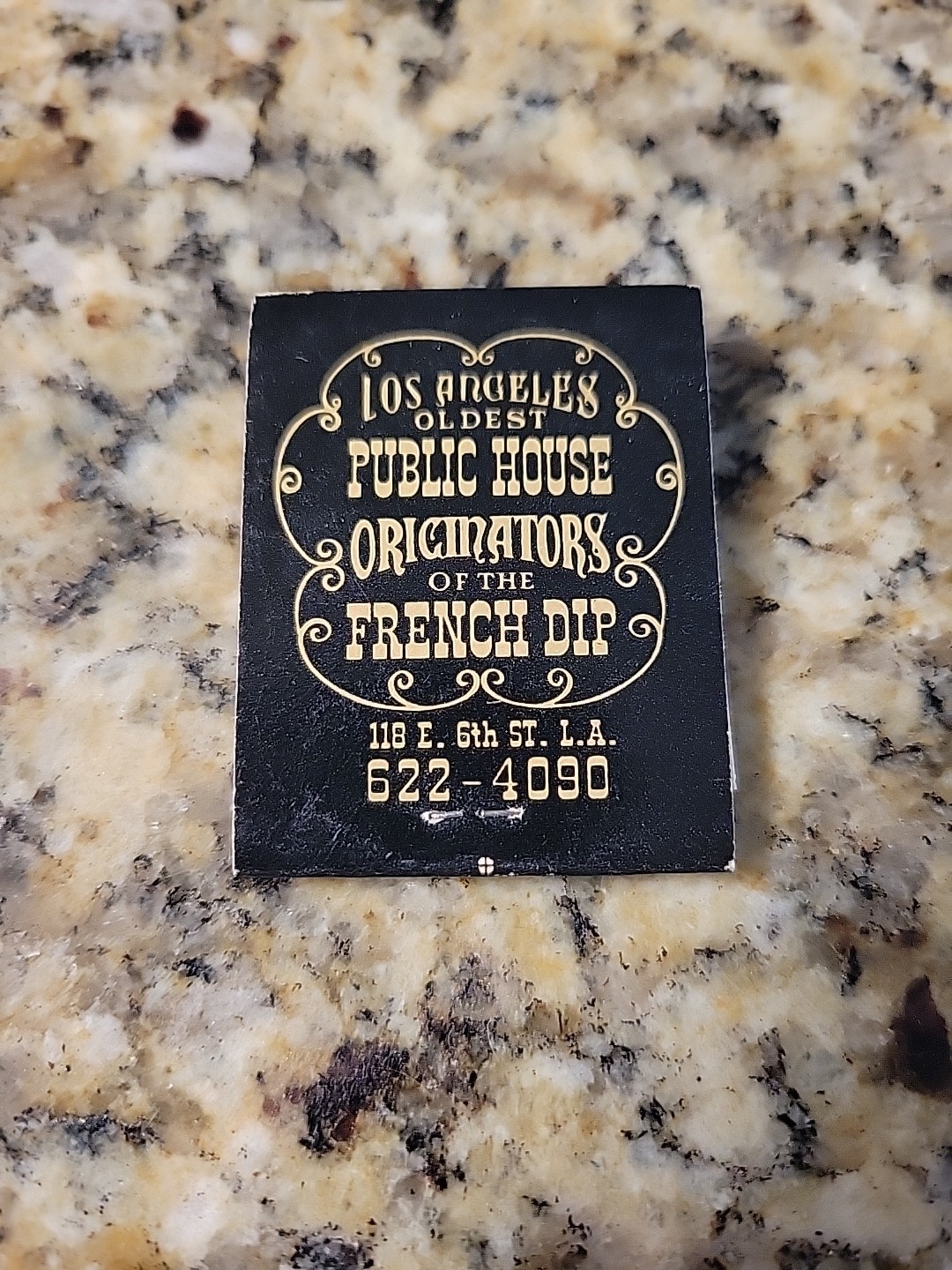 This item is a vintage matchbook cover from Cole’s P.E. Buffet in Los Angeles.