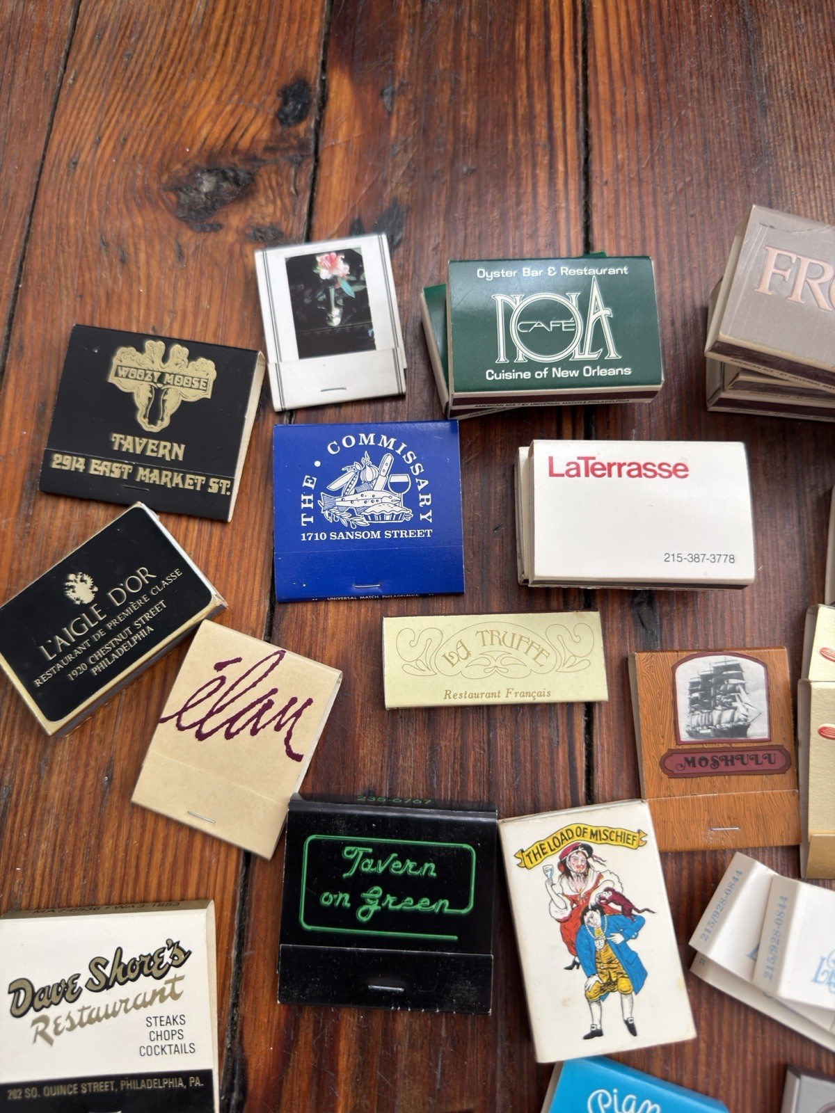 Vintage Philadelphia Pennsylvania match books & boxes lot of 37
