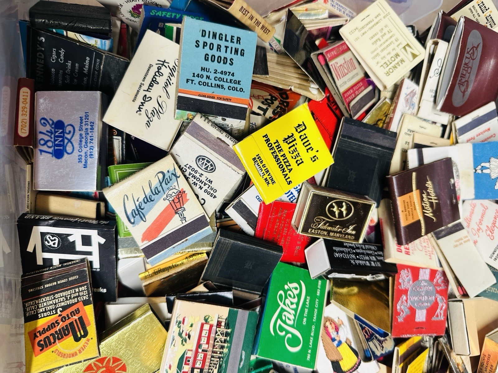 40+ Vintage Matches Matchbook Lot Random Selection Restaurant Hotel Casino Bars