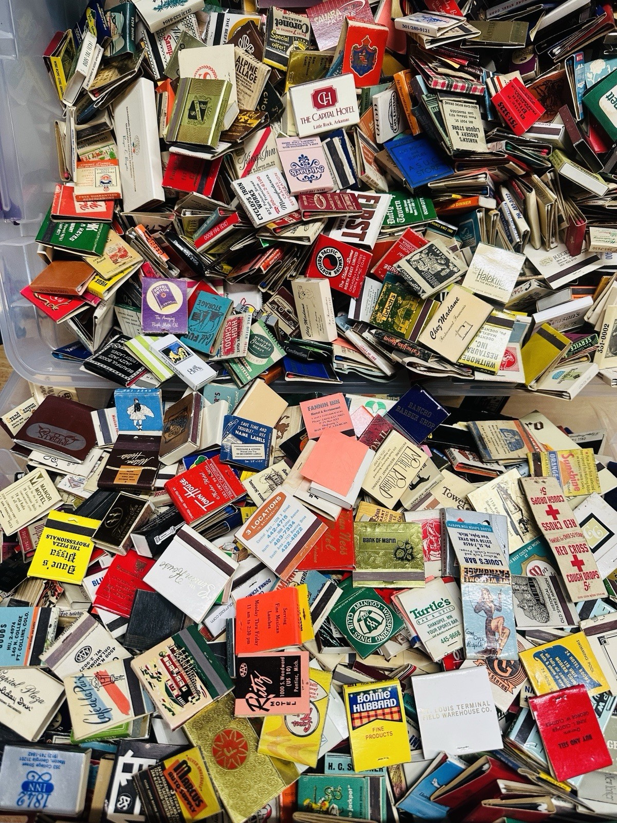 40+ Vintage Matches Matchbook Lot Random Selection Restaurant Hotel Casino Bars