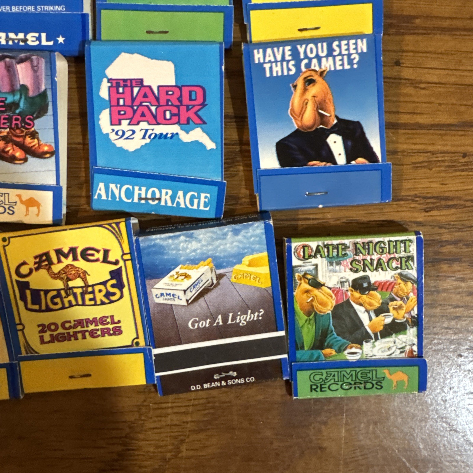 Lot of 54 VTG Camel Cigarette Advertising Matchbooks Club Joe Cool 1990s Promo
