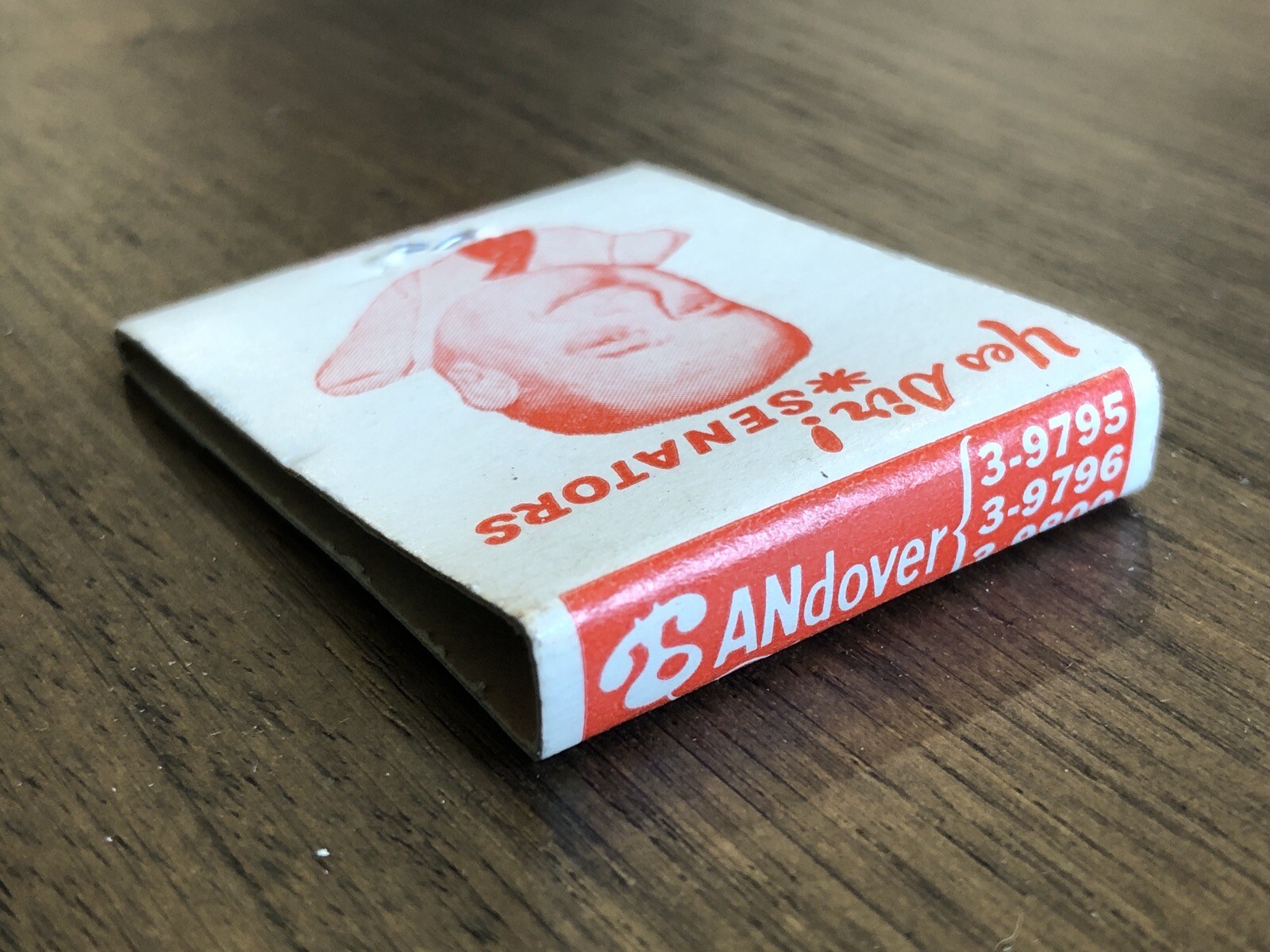 Barney’s Market Club Matchbook, Yes Sir! Senators 741 Randolph Chicago Unstruck