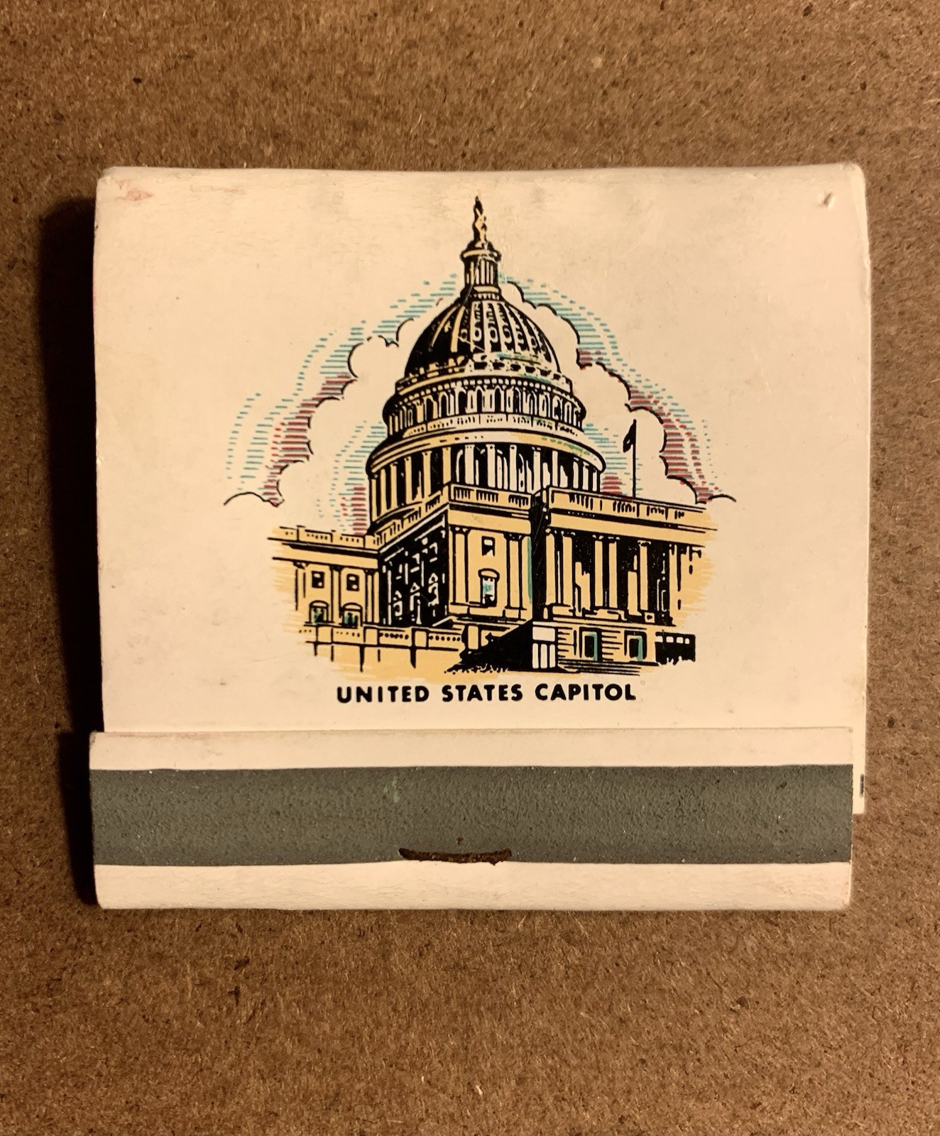 Washington DC ~ United States Capitol ~ Historic Matchbook, As Is*