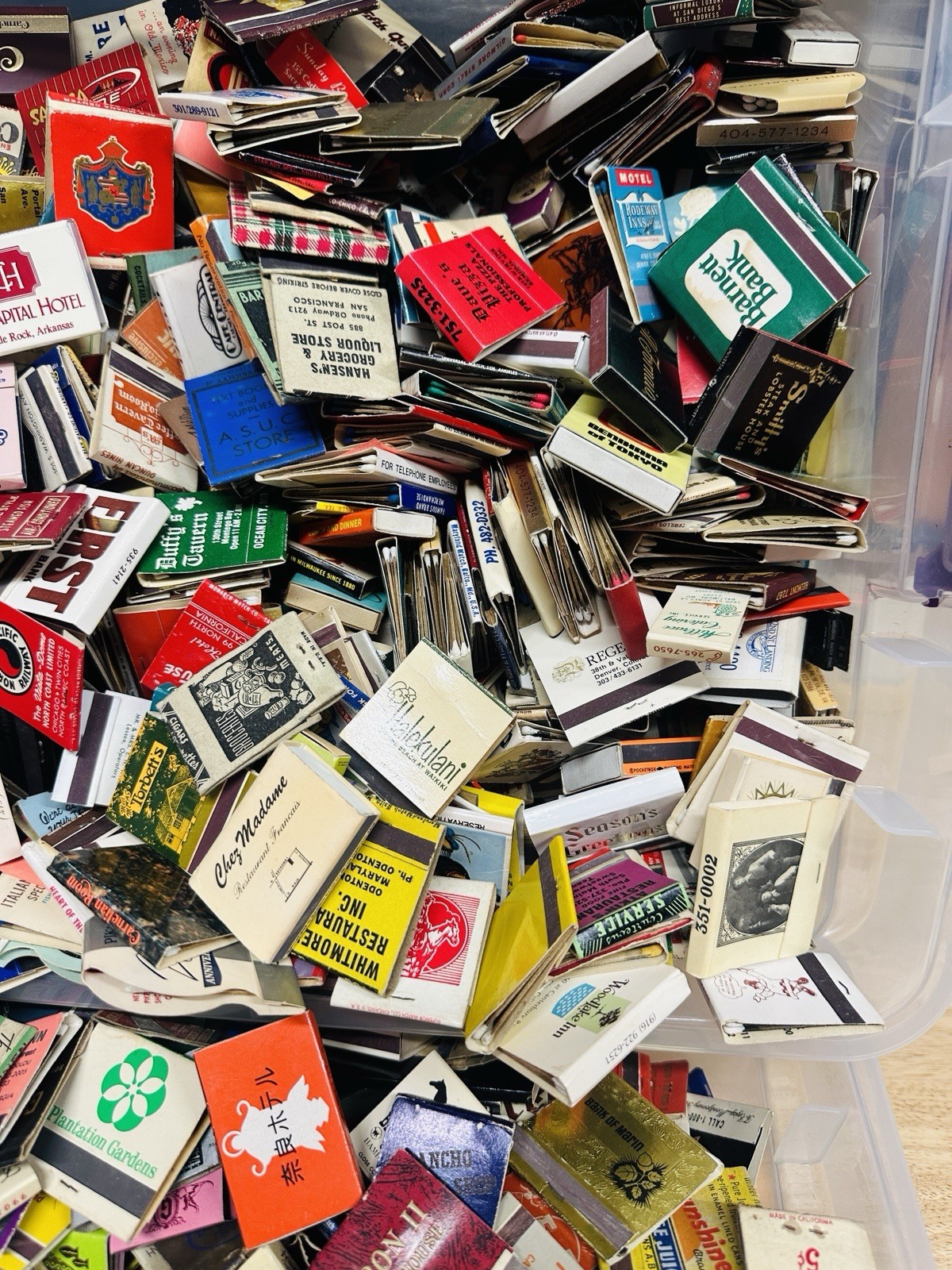 40+ Vintage Matches Matchbook Lot Random Selection Restaurant Hotel Casino Bars