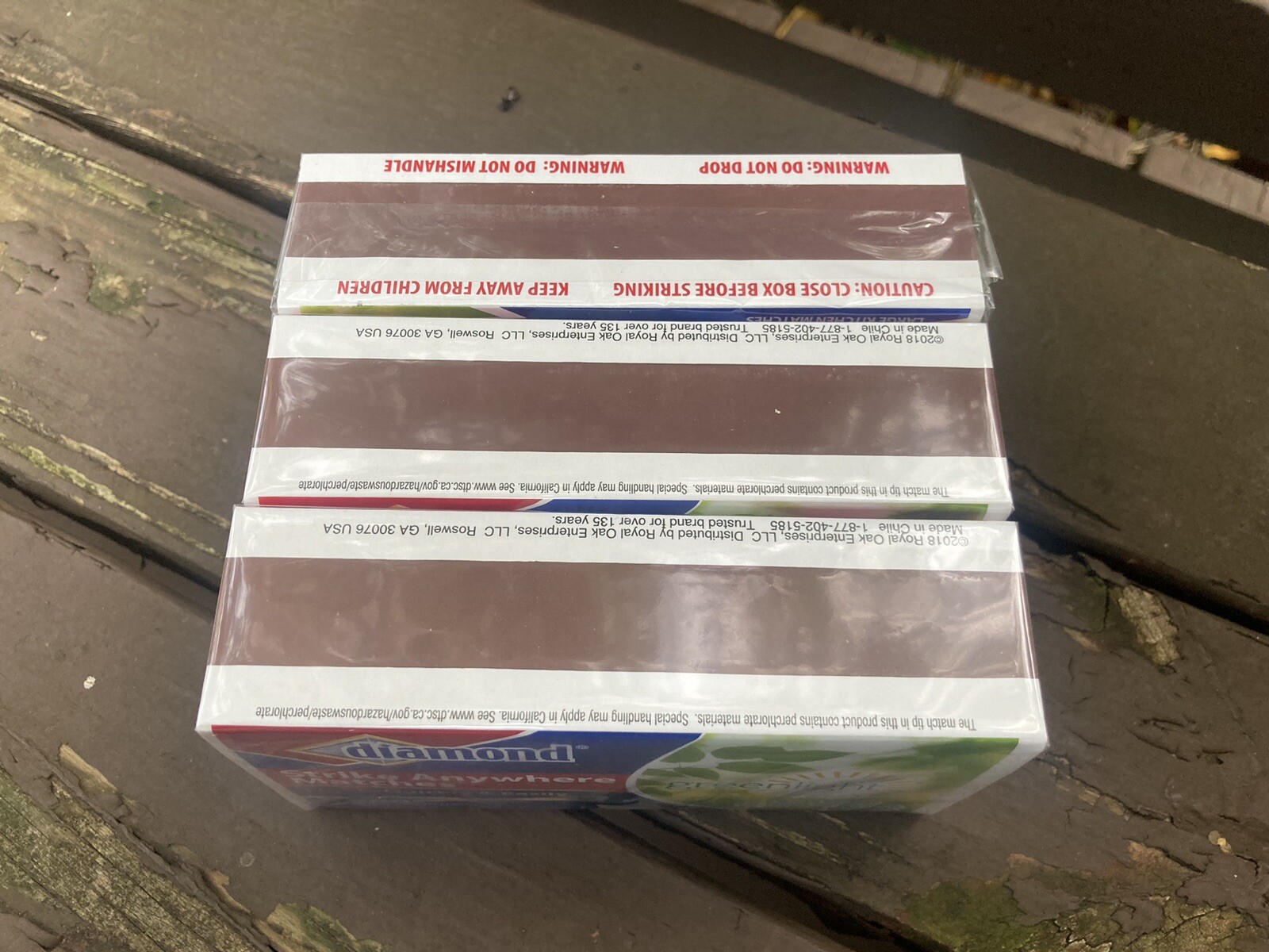 (3 boxes) Diamond Strike Anywhere Matches (300 per box/900 Total) New Sealed