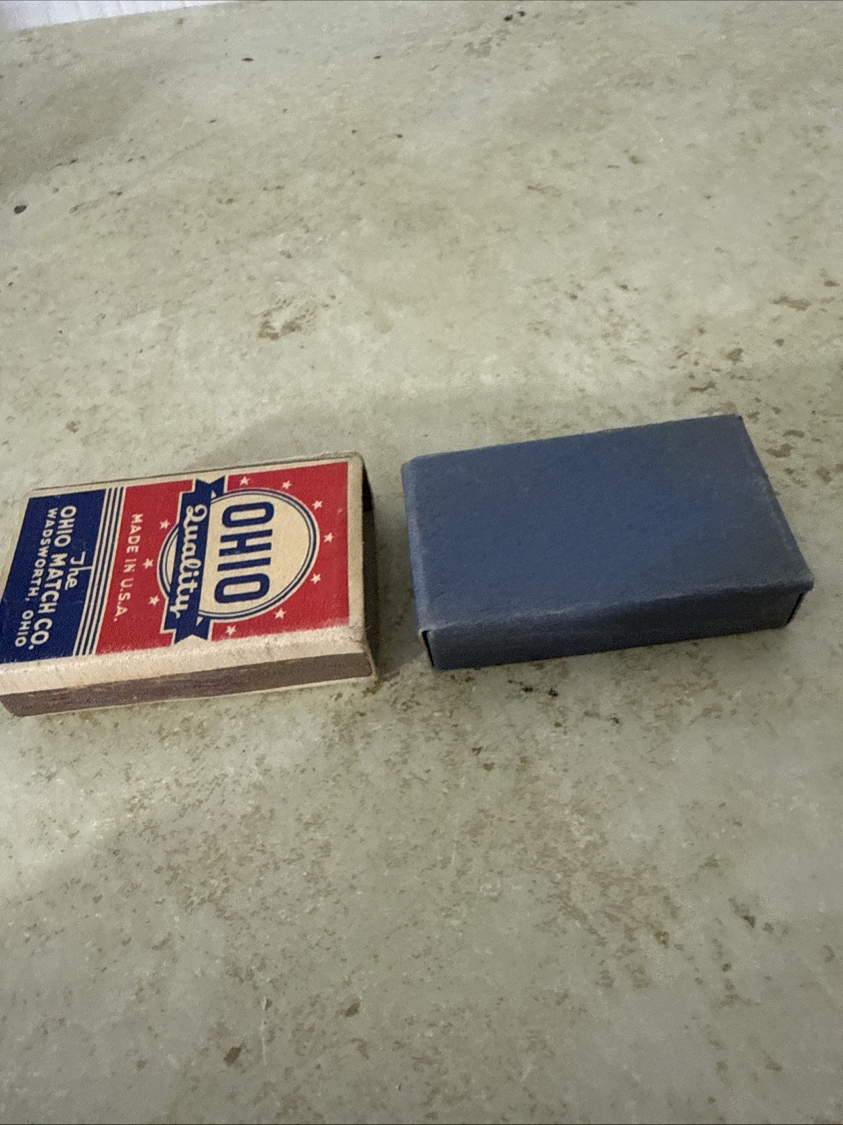 Vintage Wadsworth Ohio Match Company Cardboard Box