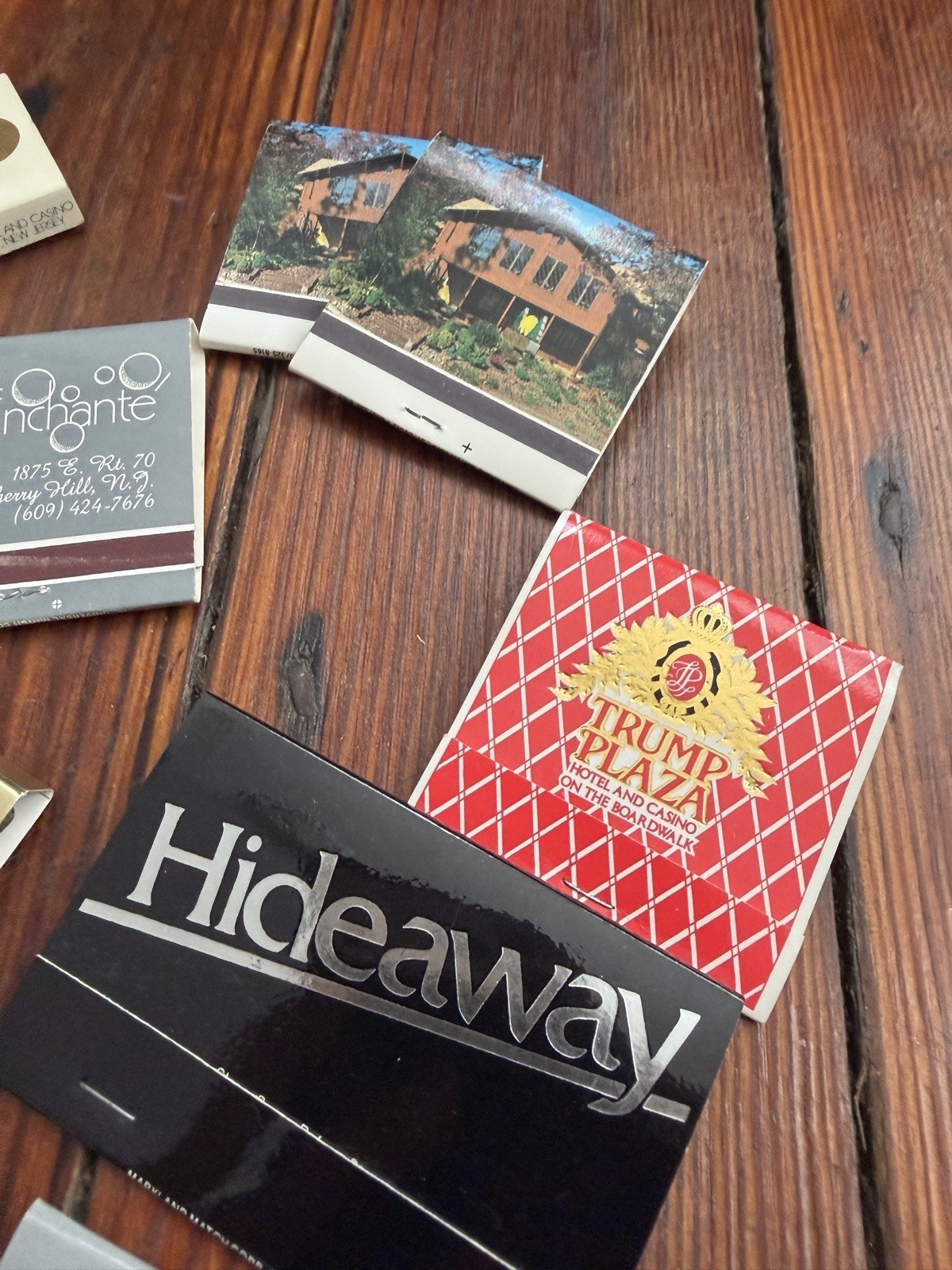 Vintage Southern New Jersey match books & boxes lot of 12
