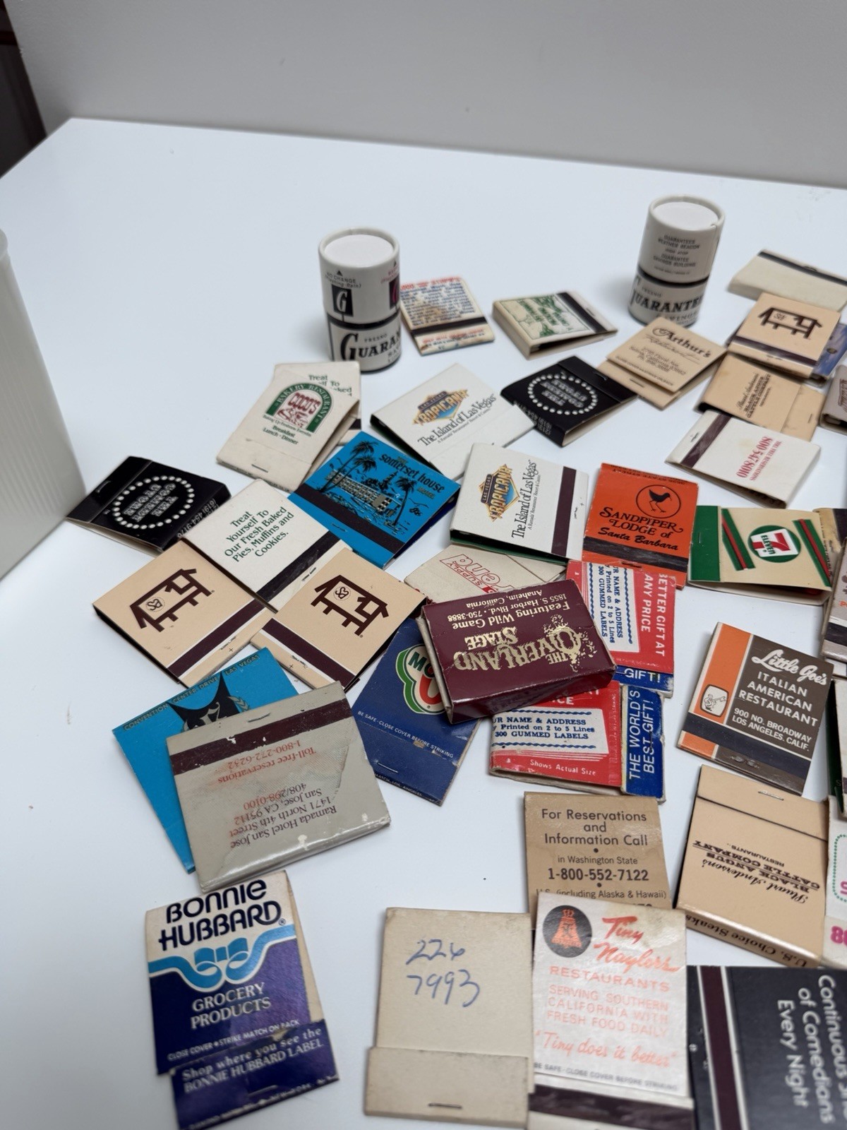 Vintage Lot of 50 Matchbooks California Vegas Hotels & Restaurants