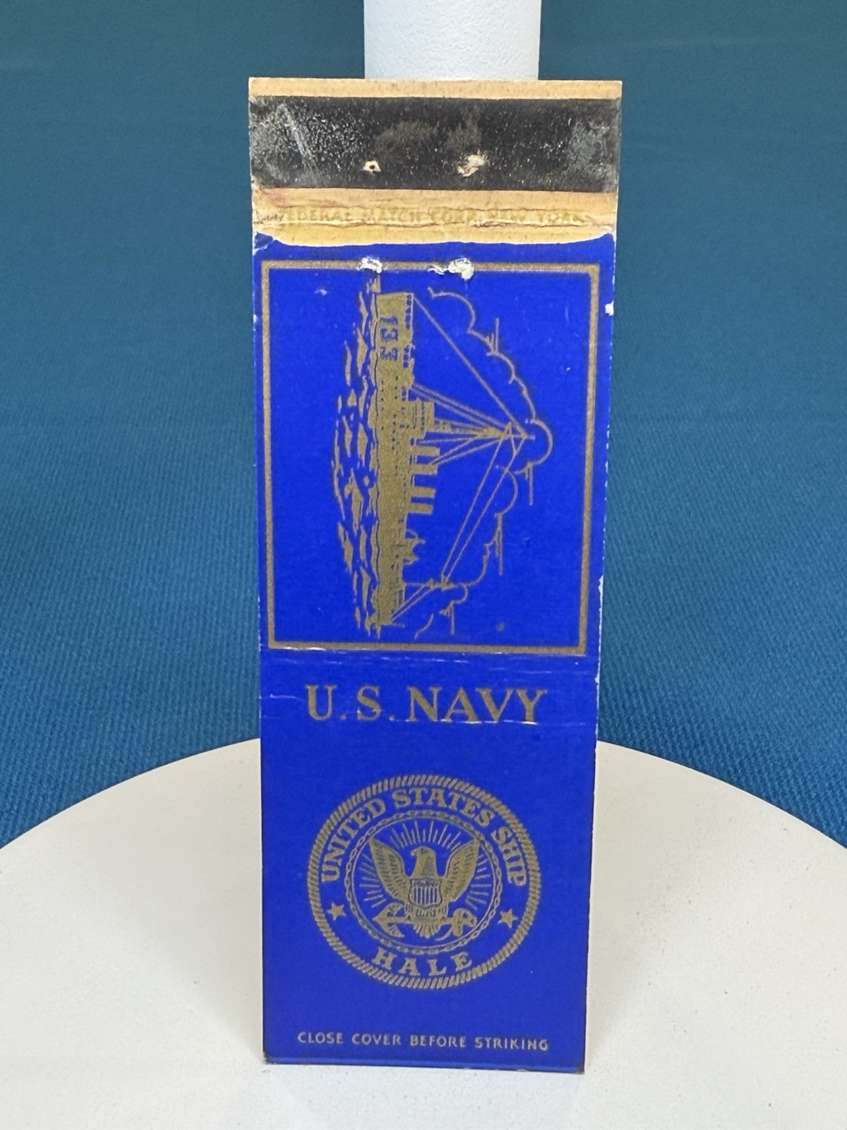 USS Hale United States Navy Ship VTG Matchbook Cover 1200