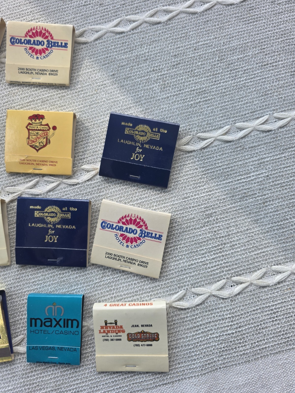 VTG Las Vegas Nevada Casino Matchbooks Lot 19 Harrah’s Frontier Most Unstruck