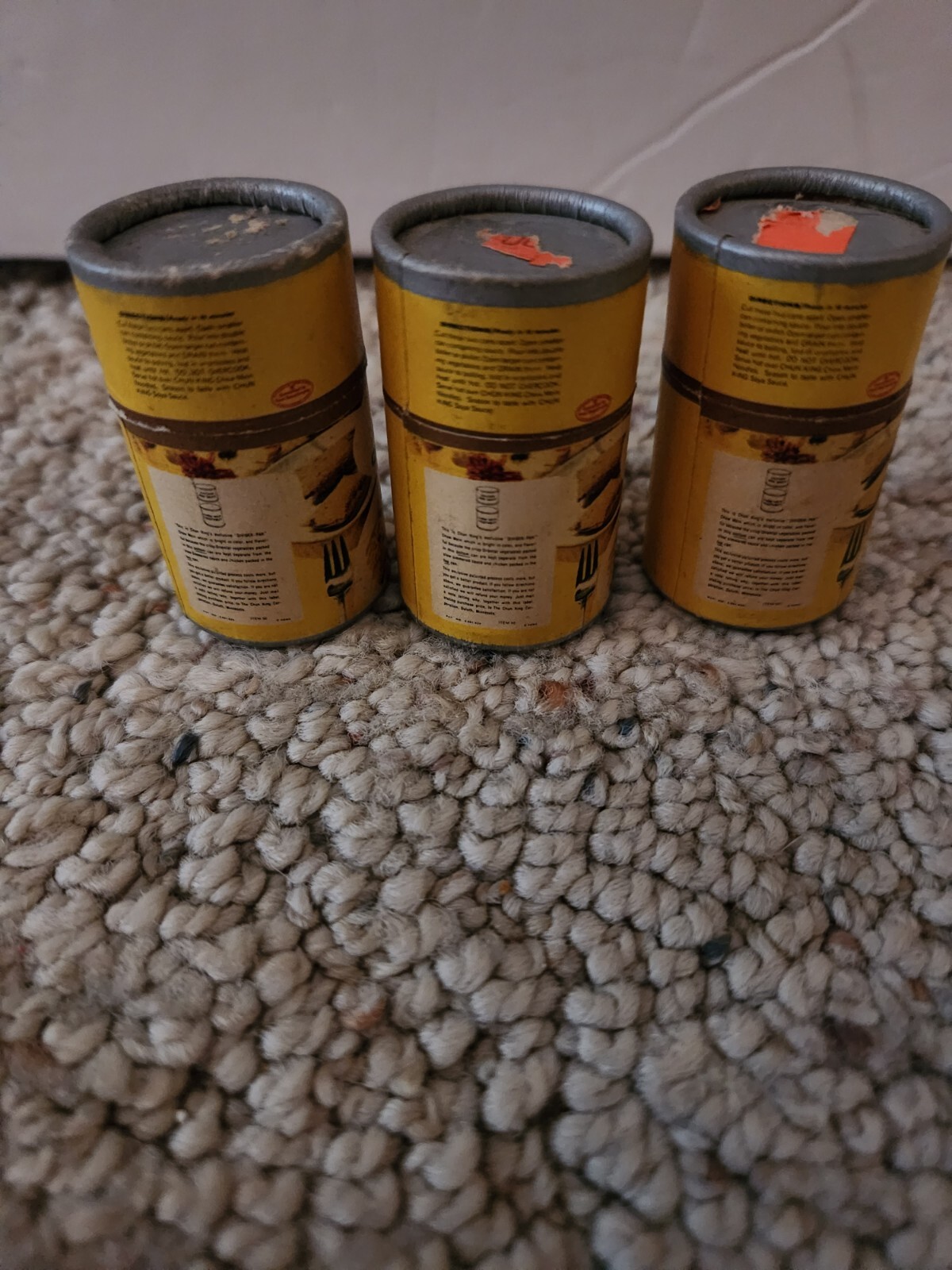 3 Older Chicken Chow Mein Cardboard Match Container!
