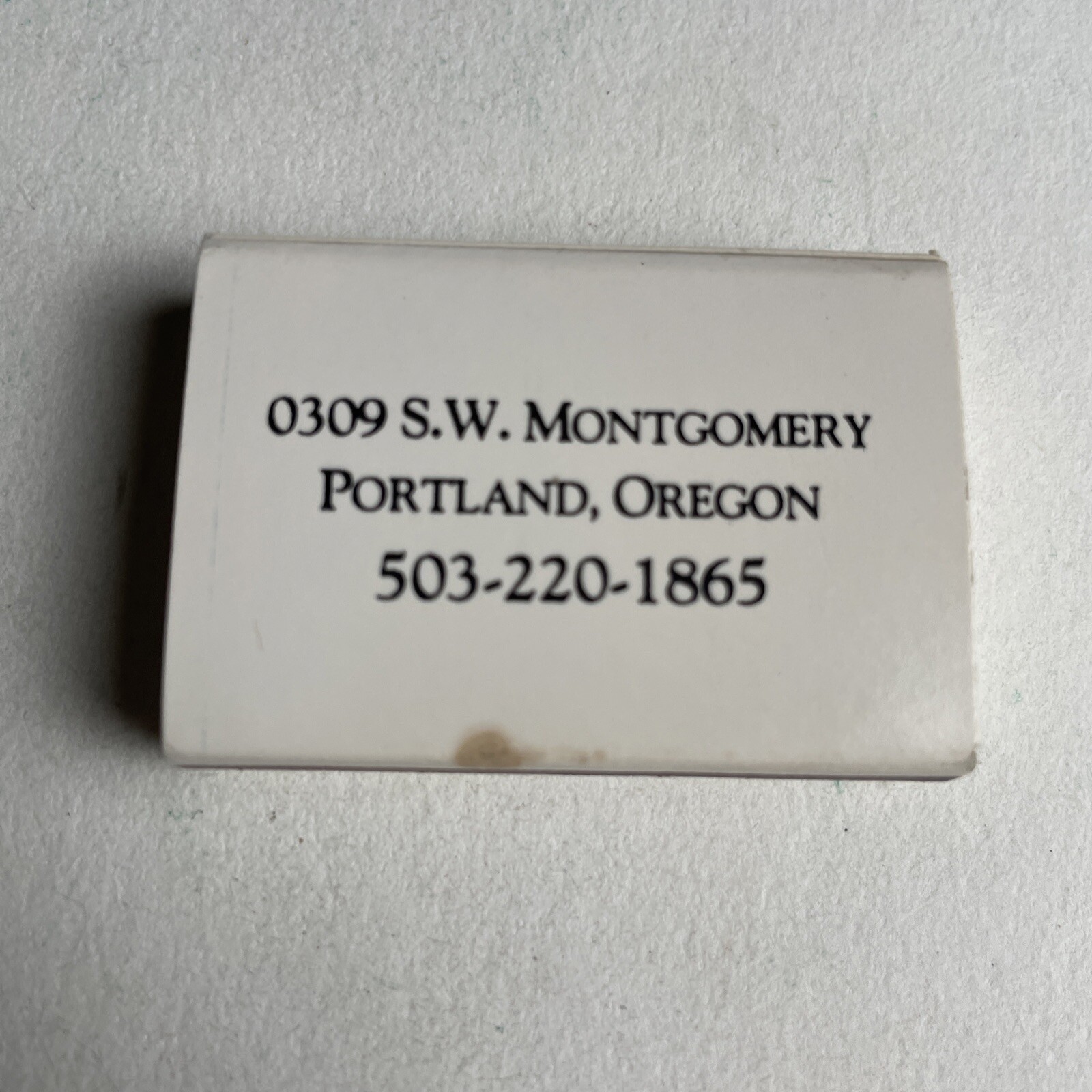 Vintage McCormick Schmick’s Harborside Pilsner Matchbook Portland Oregon