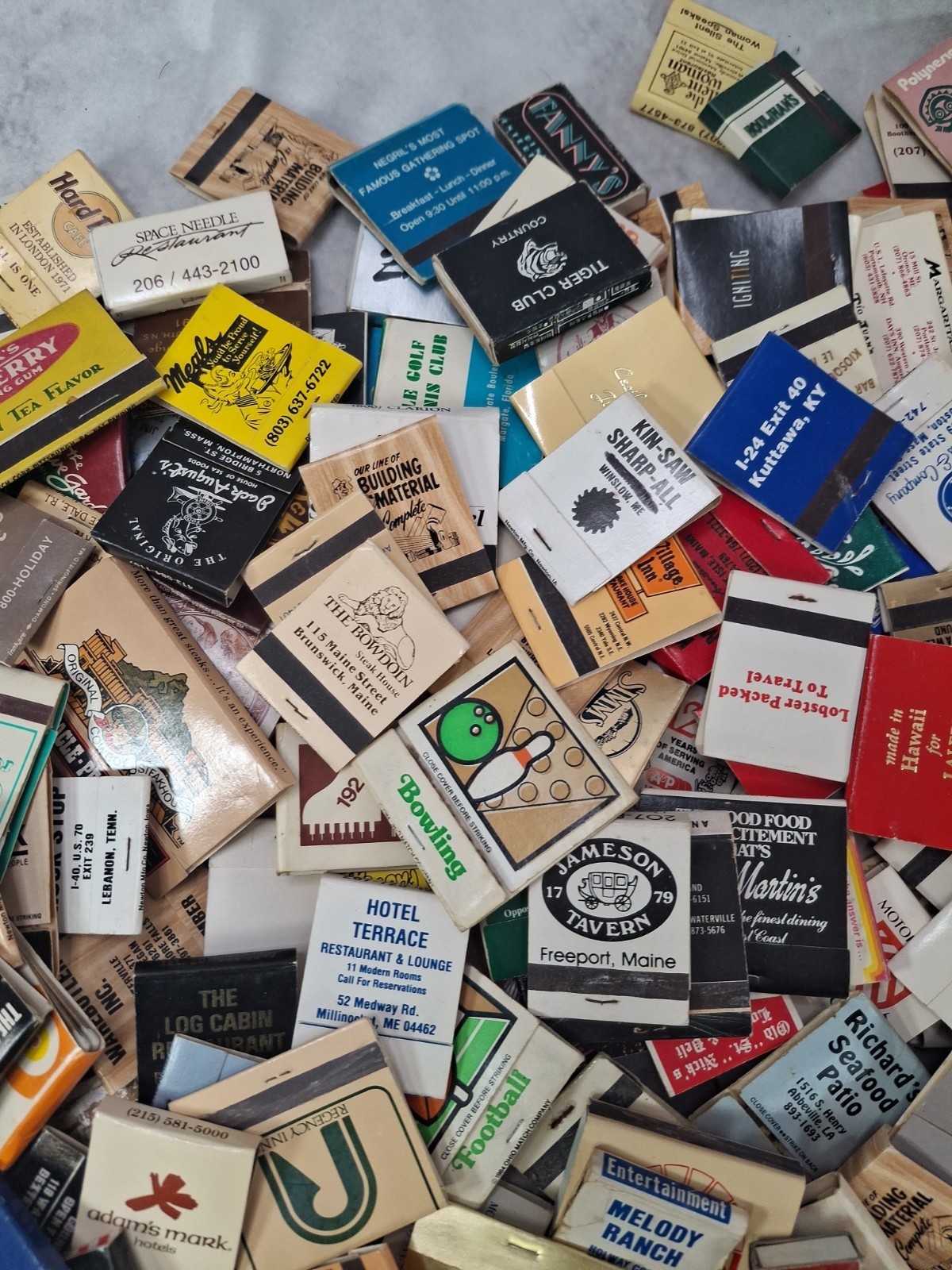 Lot Of 50 Assorted New/ Used Matchbooks /Matchboxes -Random Selection Vintage