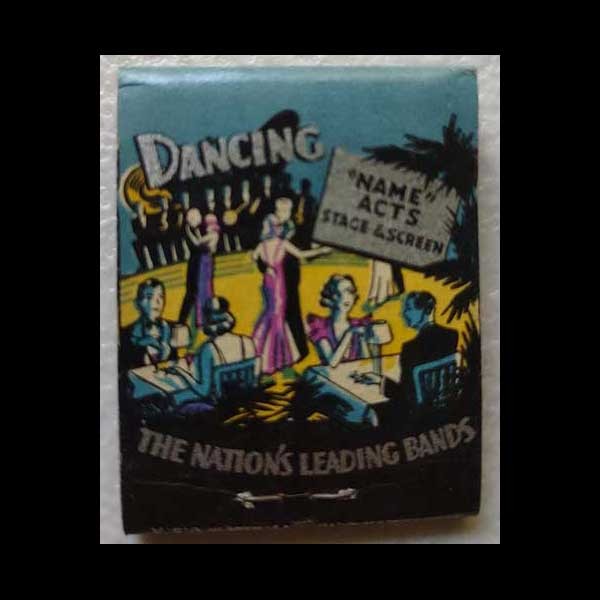 Feature Matchbook Full Book Jimmie Brink’s Lookout House Covington, Kentucky