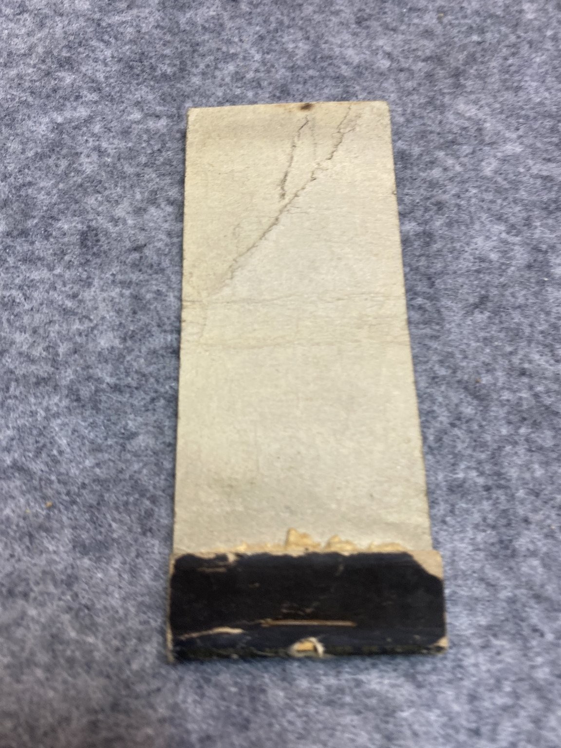 Hotel Keenan Fort Wayne Vintage Black Gold Design Matchbook