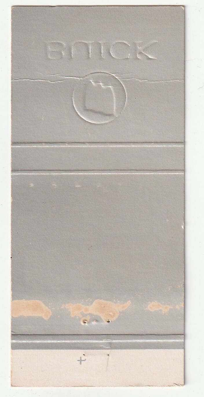 MATCHBOOK COVER – GILCHRIST BUICK – TACOMA WASHINGTON