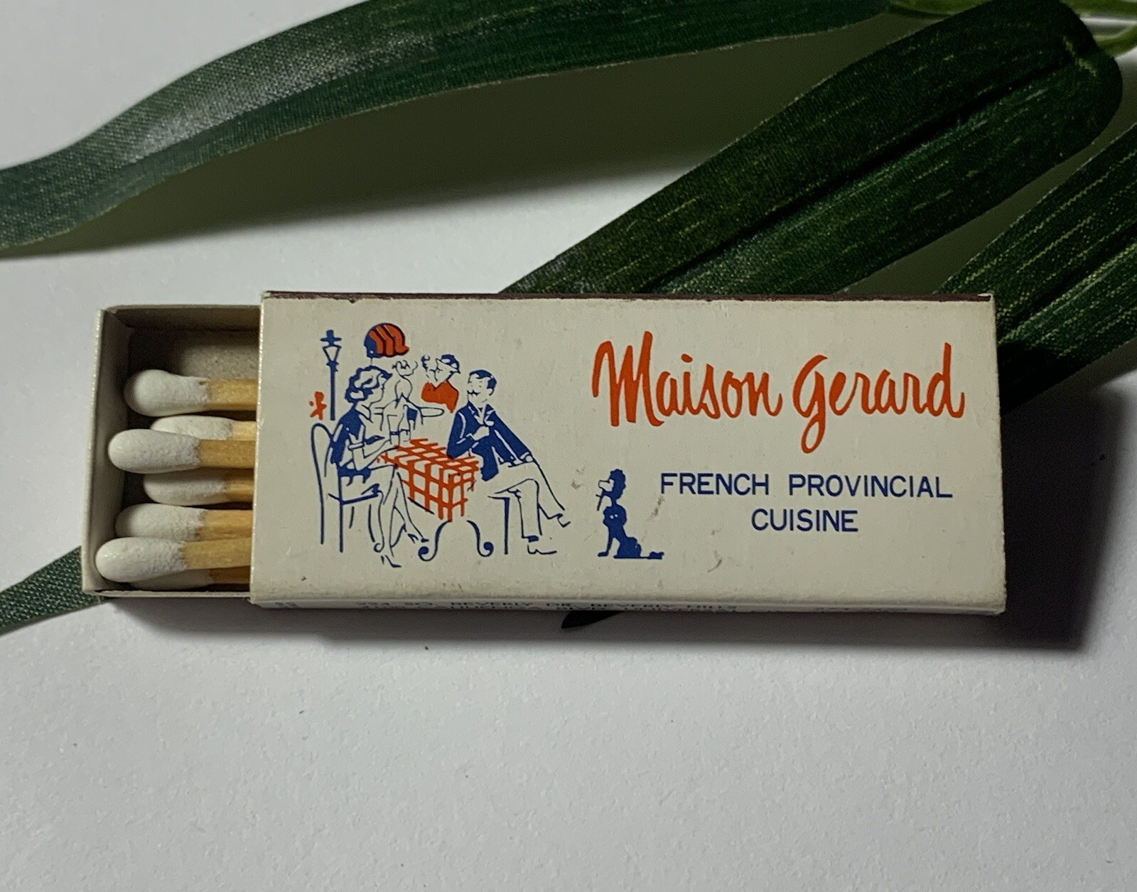 Beverly Hills CA ~ Restaurant ~ Maison Gerard ~ Vintage Matchbox