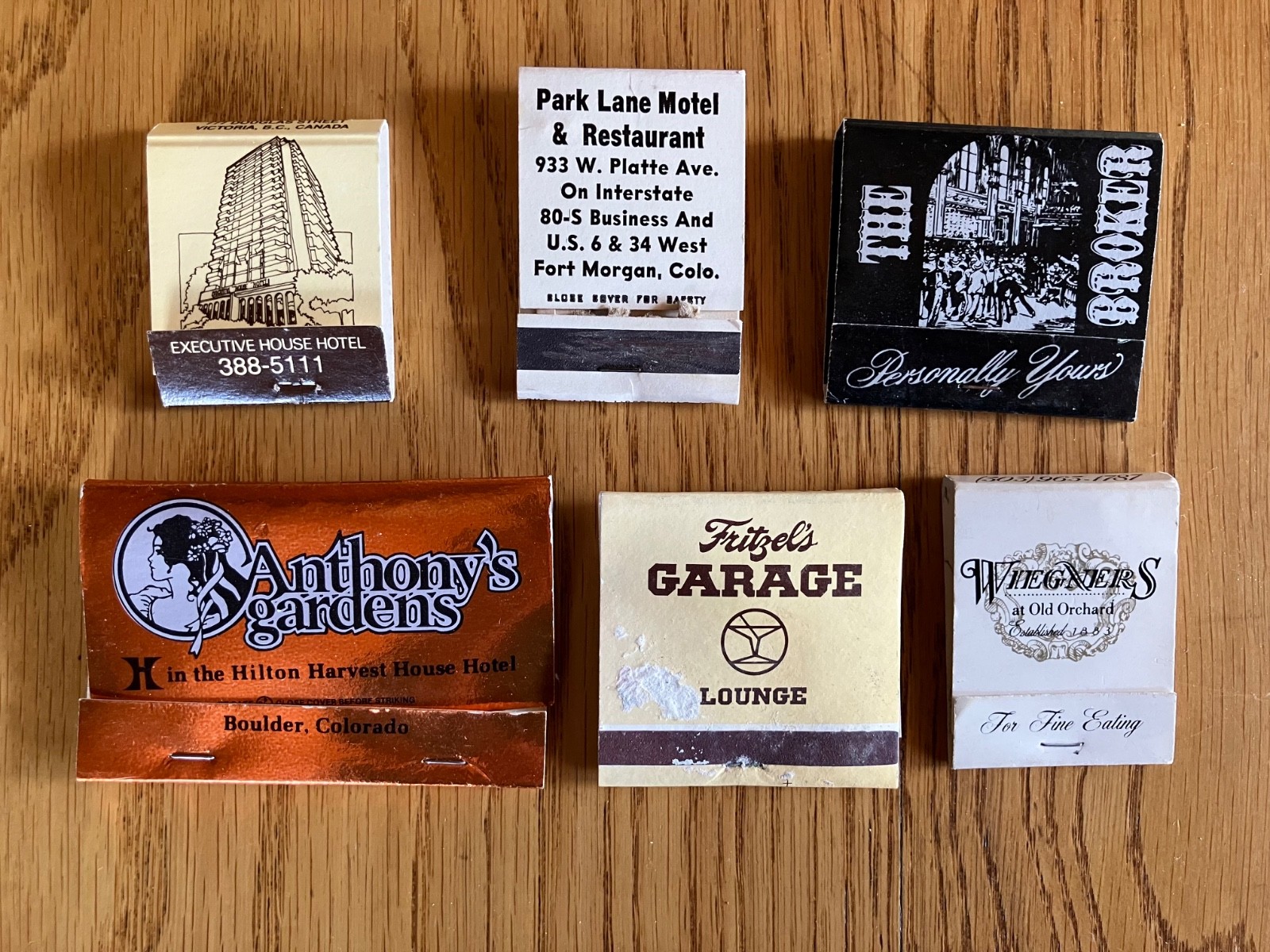 Vintage Lot of 44 Mostly Western United States Advertising Matchbooks