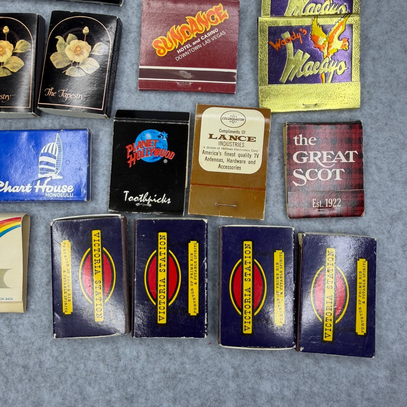 Vintage Matchbook Matches Lot 25 – Hotels Casinos Restaurants California