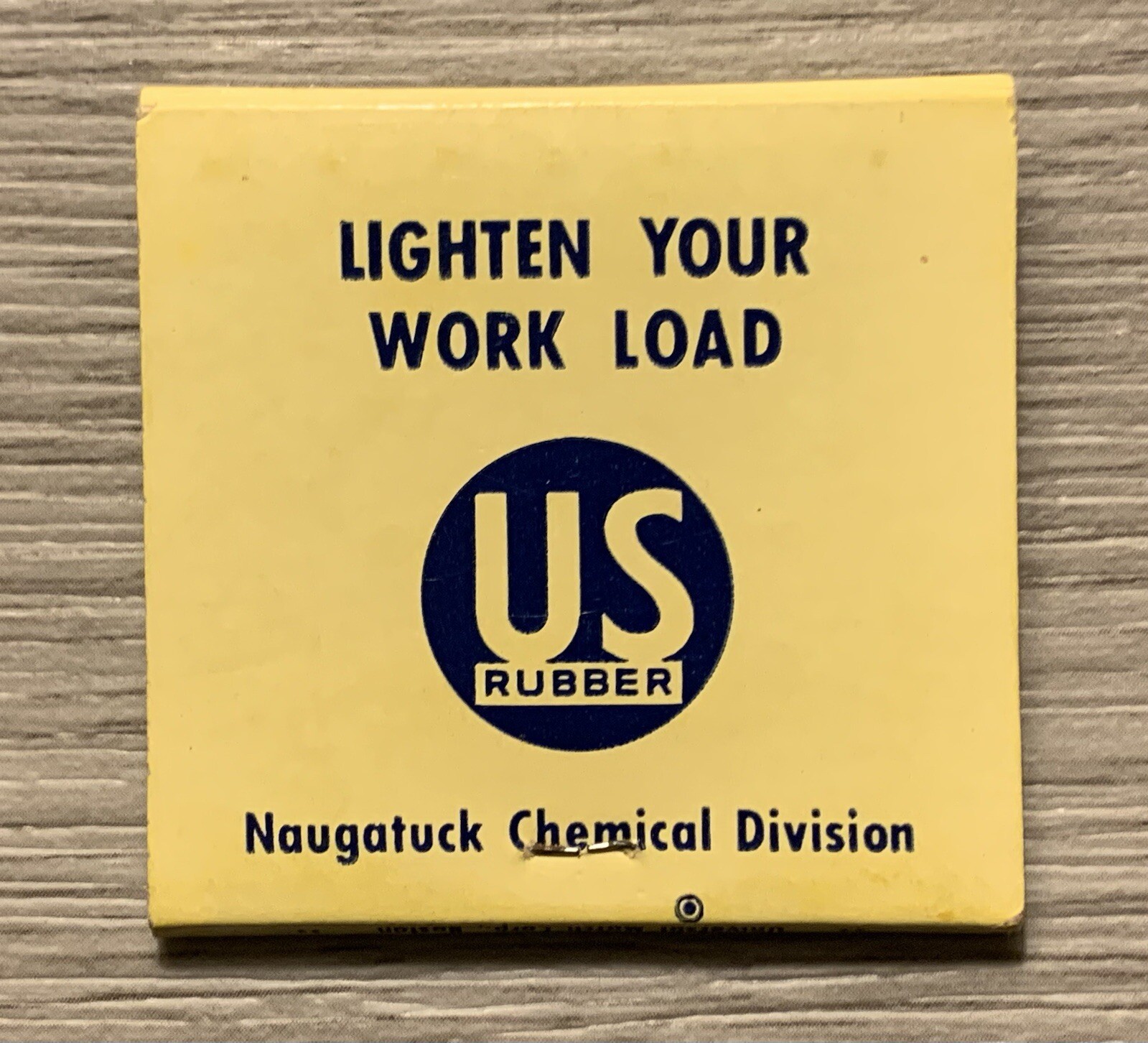 United States Rubber ~ Hard to Find Vintage Matchbook ~