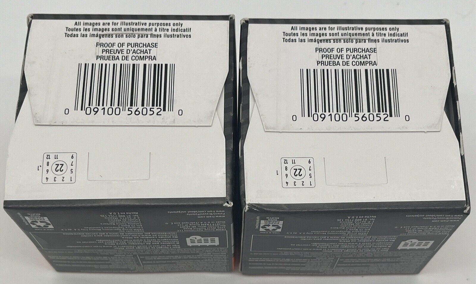 2 New Fram Oil Filters TG6607 Tough Guard Spin-On Filter with SureGrip 2 Filters