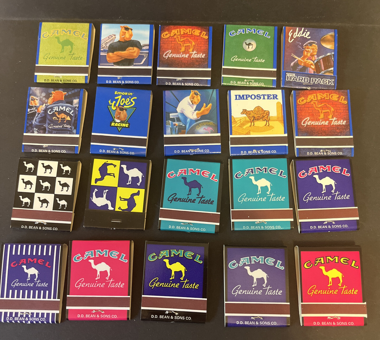Lot Of 20 Vintage Unused FULL Camel Matchbooks Matches From 1991-2008 Look!