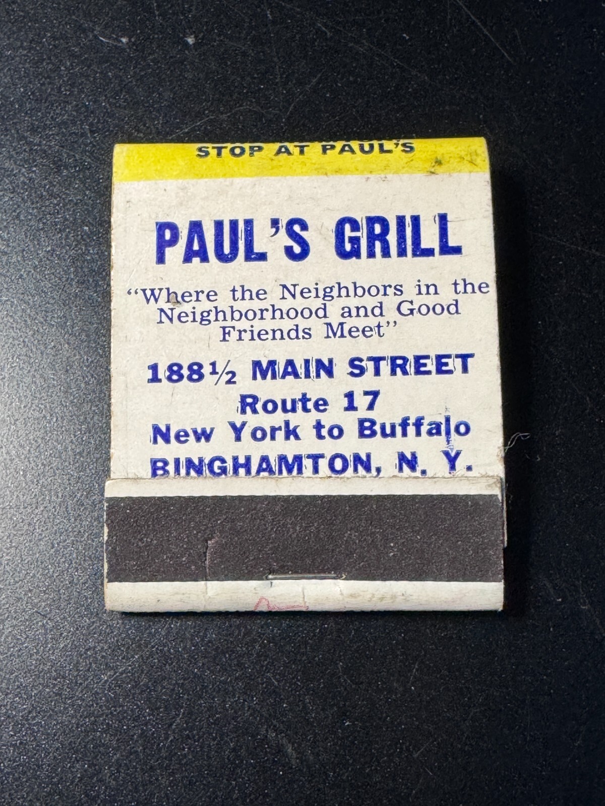MATCHES – PIN-UP – YES I’M HOME – PAUL’S GRILL – BINGHAMPTON, NY – UNSTRUCK!