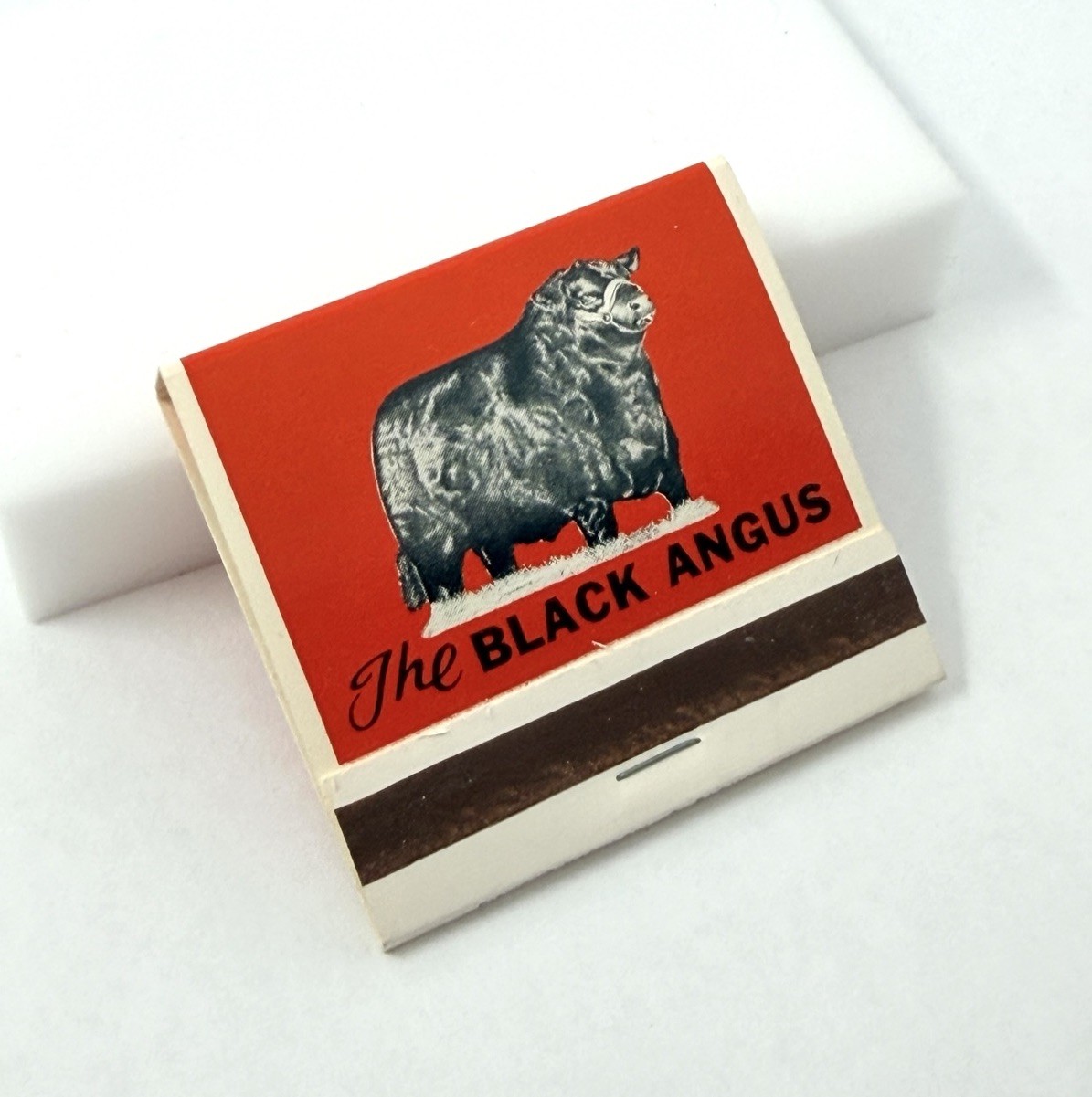 The Black Angus Restaraunt Vintage Matchbook Norfolk Virginia Beach VA