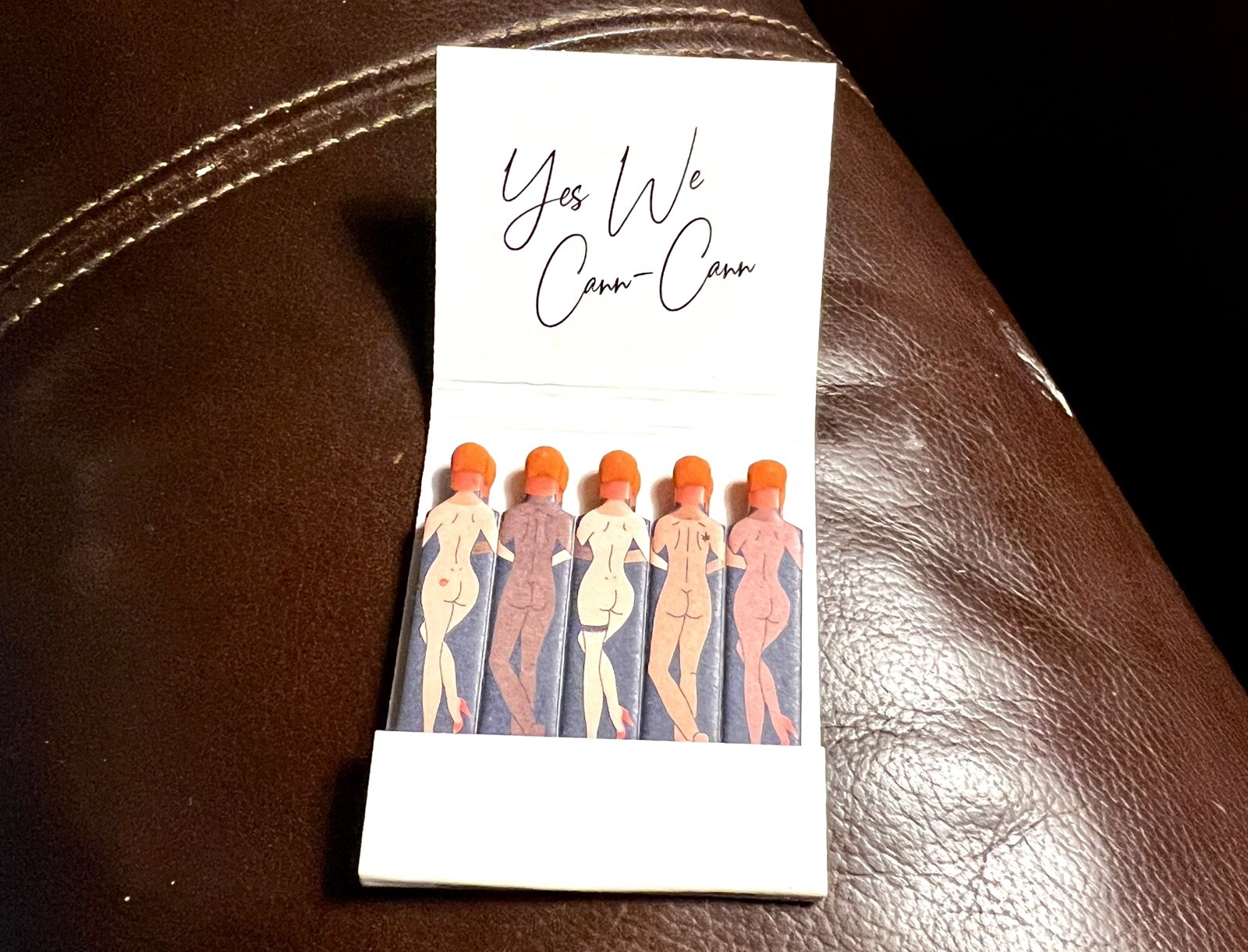 “Yes, We Cann-Cann” Feature Matchbook – Rogue Paq Cannabis Accessories – Girlie!