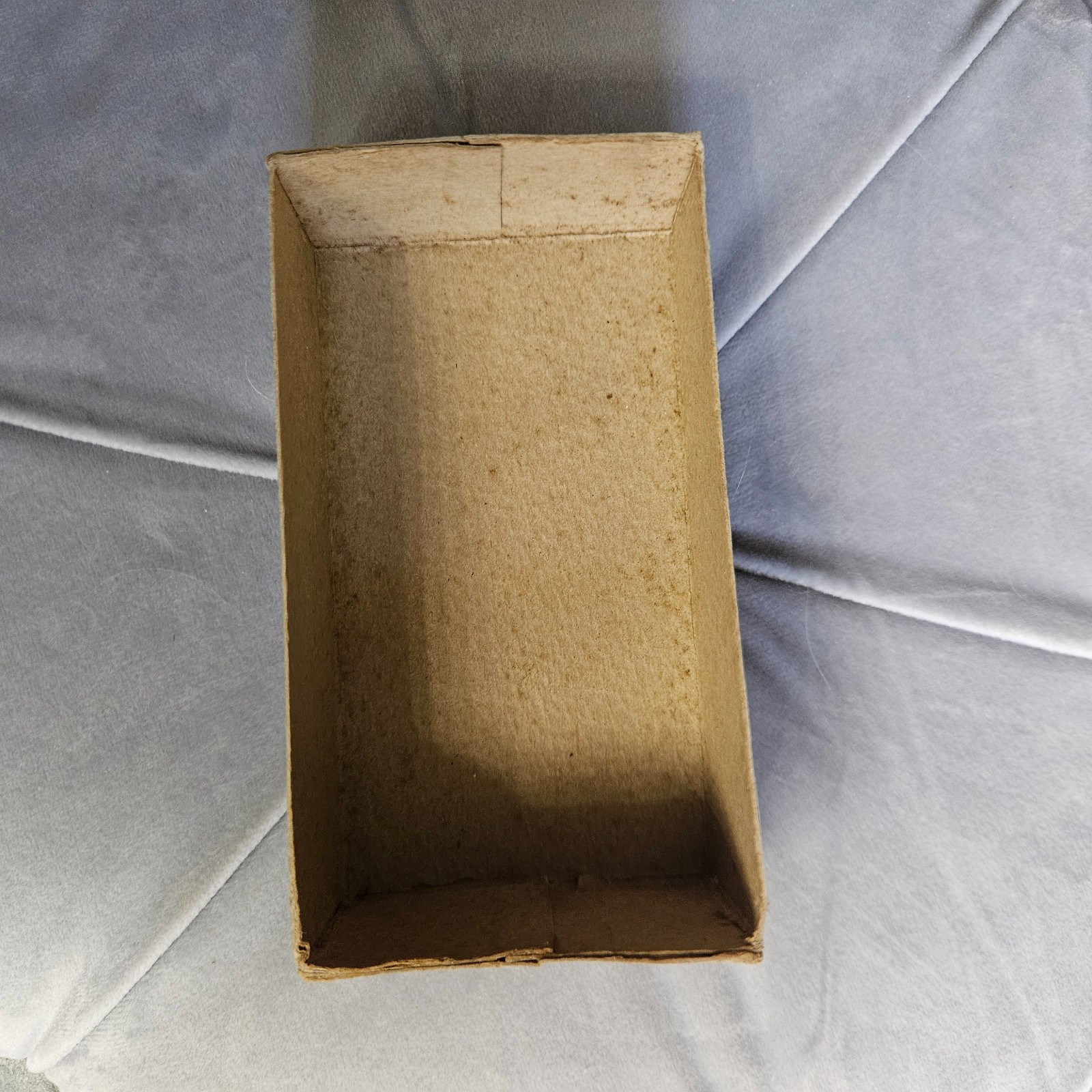 Vintage 1955 Ohio Blue Tip Matchbox Empty Cardboard Box Ranch Scene Cowboy Horse