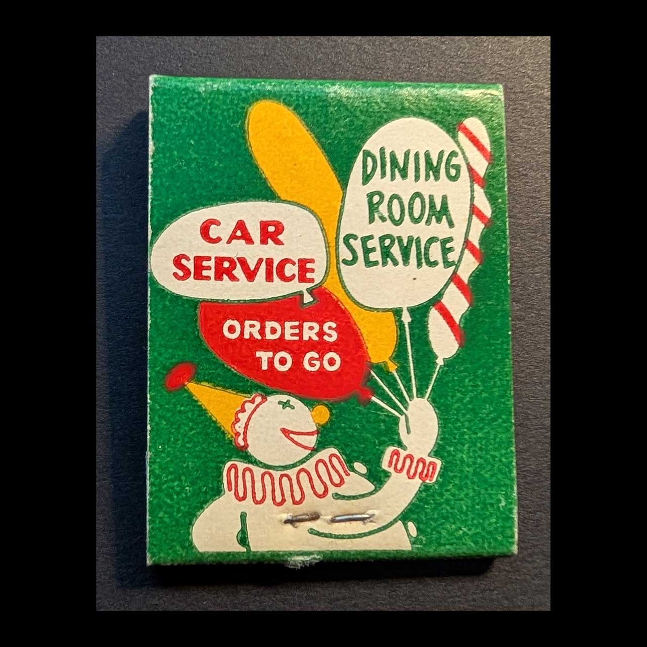 Full Book Feature Matchbook Carnival Drive-In Restaurant Seattle WA