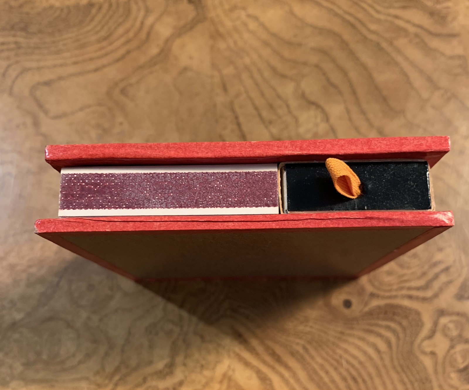 Vintage Moulin Rouge Matches Match Box of 4 Barely Used Red Black Windmill
