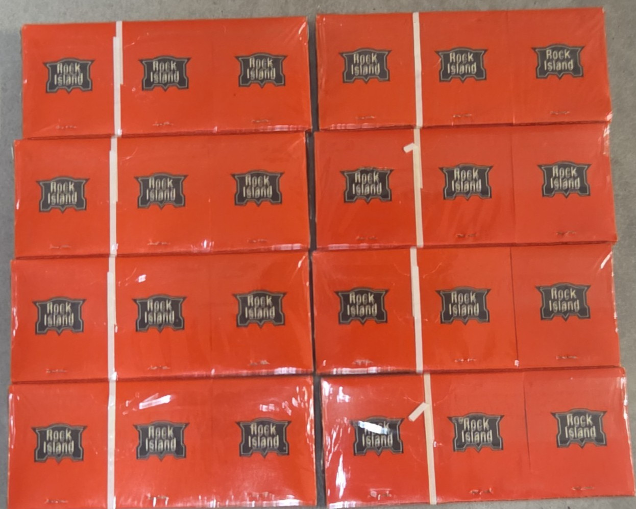 8 Set of 6-CRIP (Chicago Rock Island Pacific) Red Matchbooks w/black RI Emblem