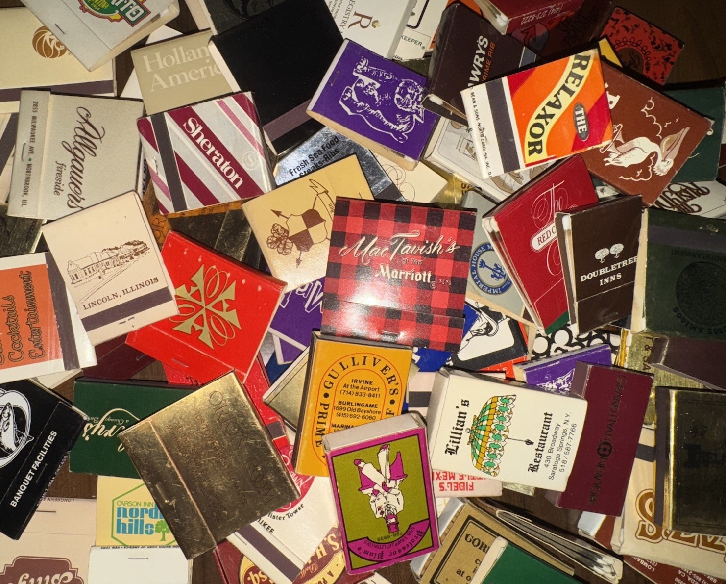 25 RANDOM Vintage Matchbook & Matchbox Lots | Restaurants, Art, Hotels