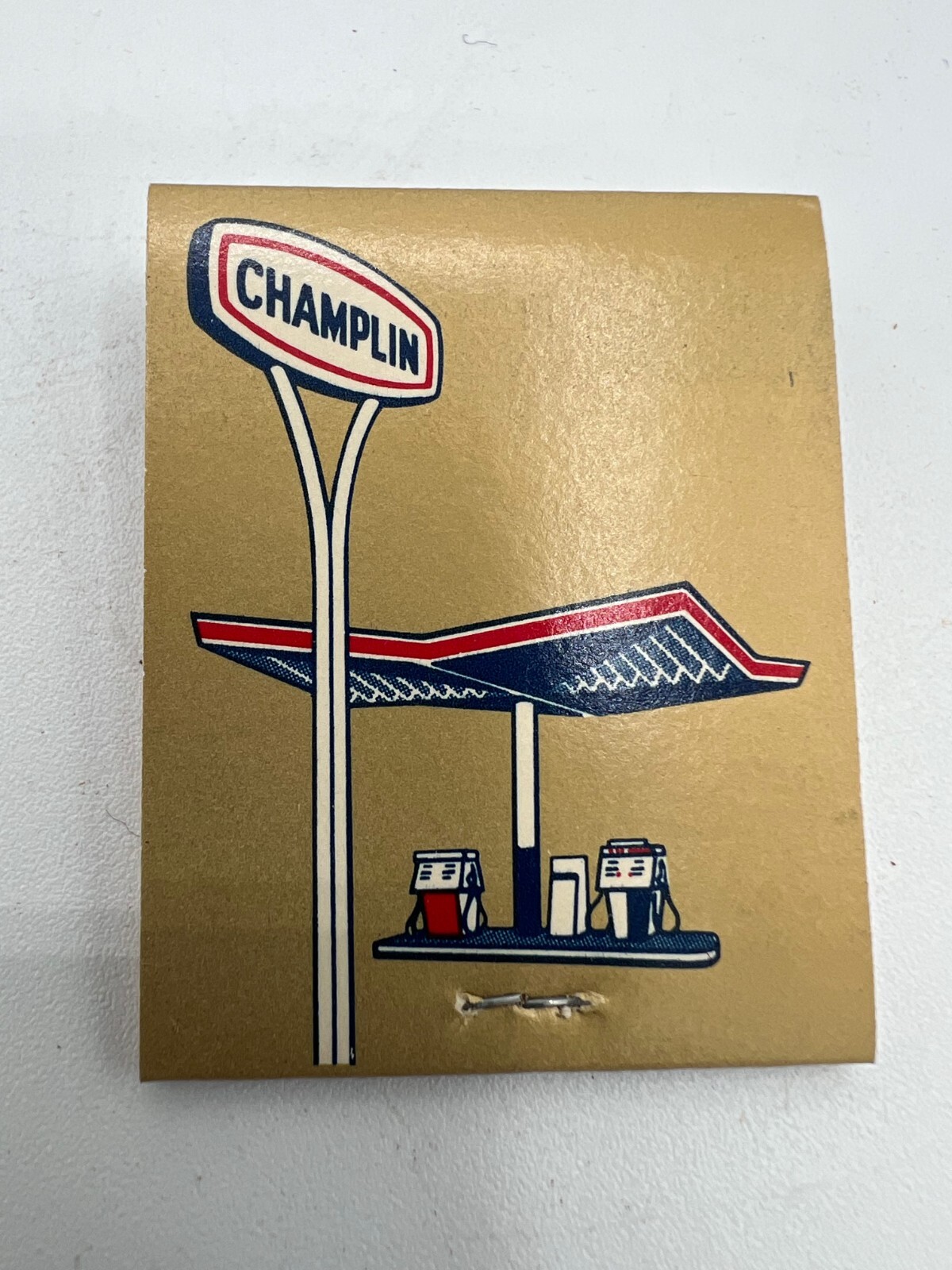 1 CASE (50) VINTAGE CHAMPLIN MATCHBOOKS – CHAMPLIN KEEPS THINGS MOVING!
