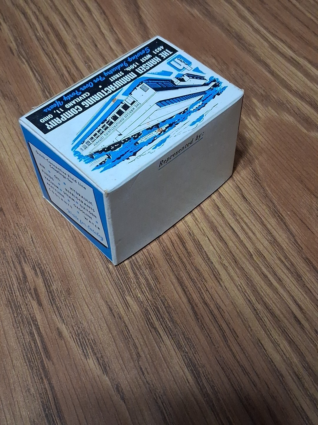 Vintage Matchbooks Box Of 10 Unstruck Hansen Mfg 1955 Universal Match Corp NOS
