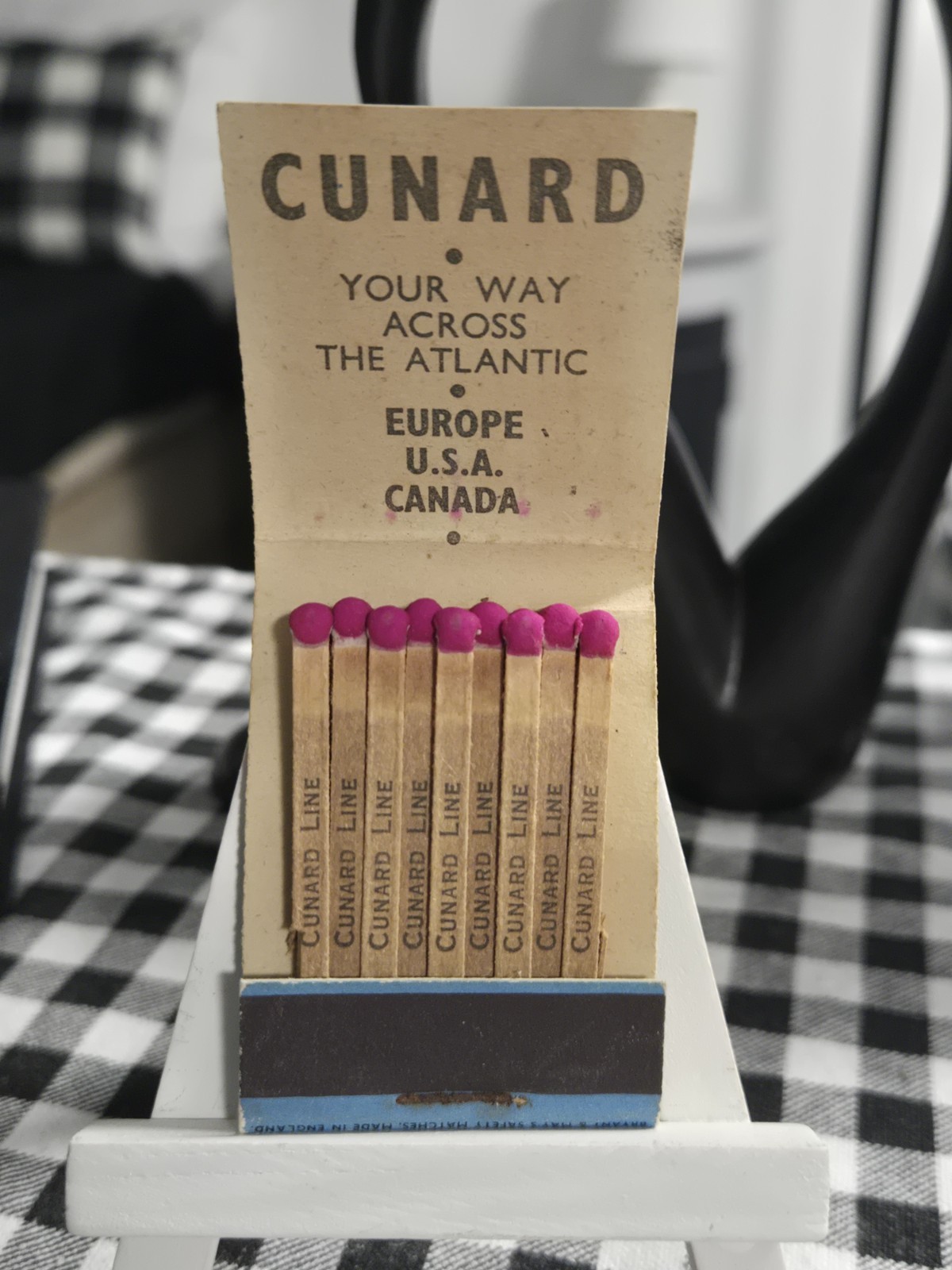 VINTAGE CUNARD CRUISE SHIP LINE – FULL AND UNSTRUCK