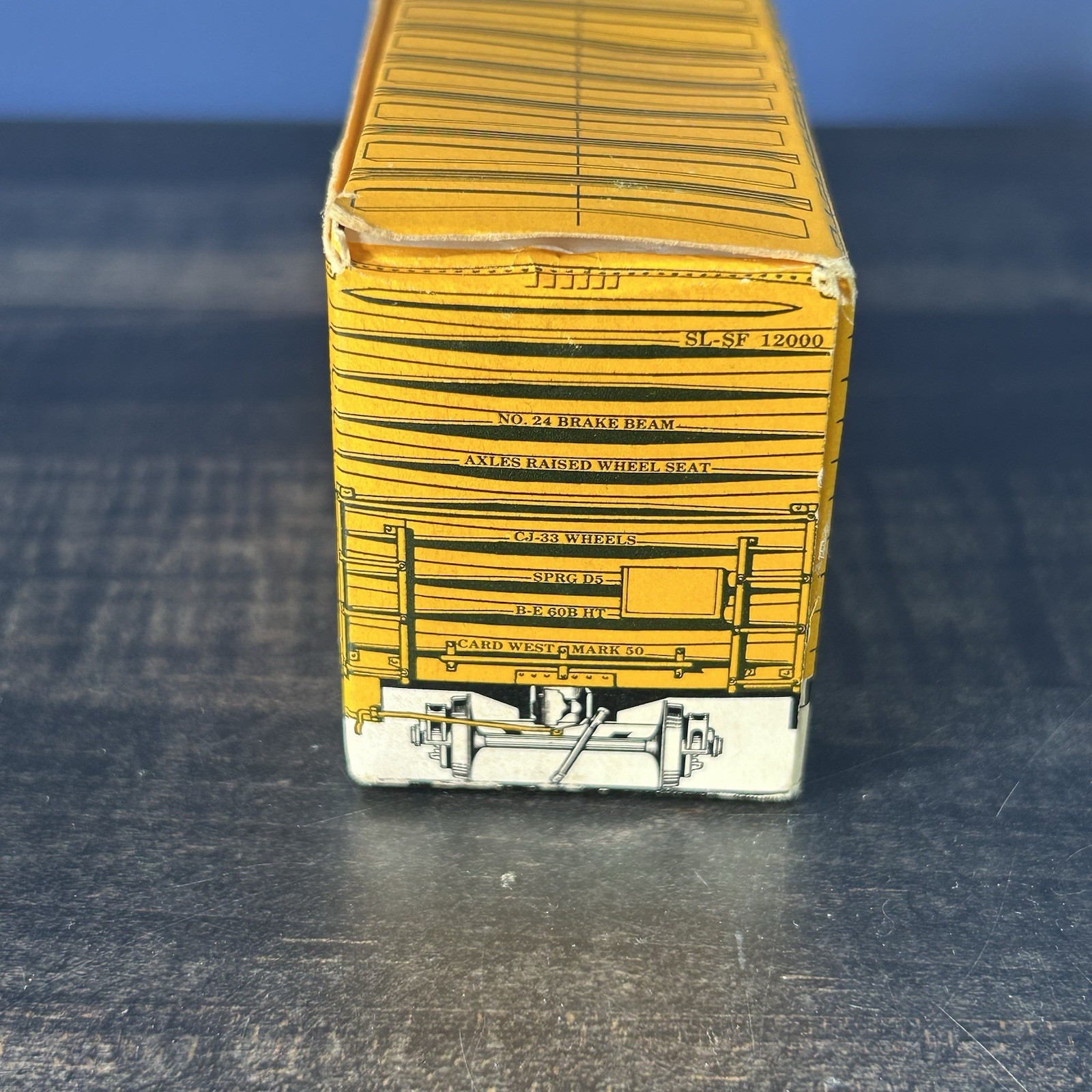 VTG Ship it on the Frisco Line Boxcar w/ 25 Matchbooks Cardboard Train Railway