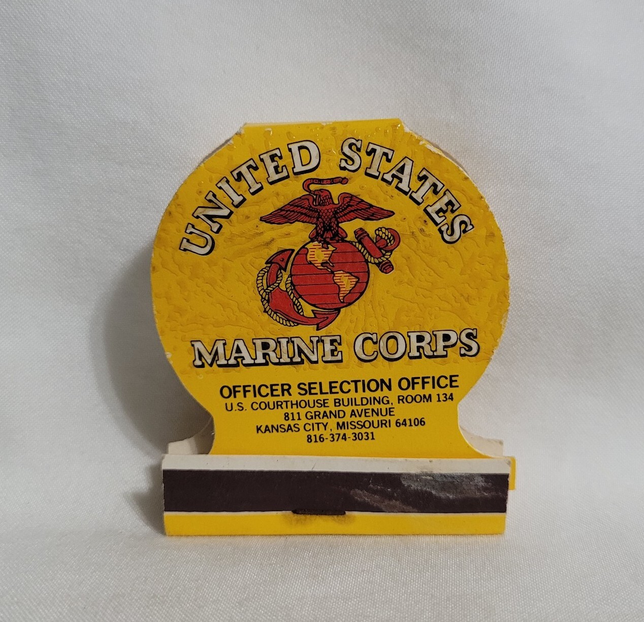 Vintage Matchbook United States Marine Corps Kansas City MO Advertising Matches