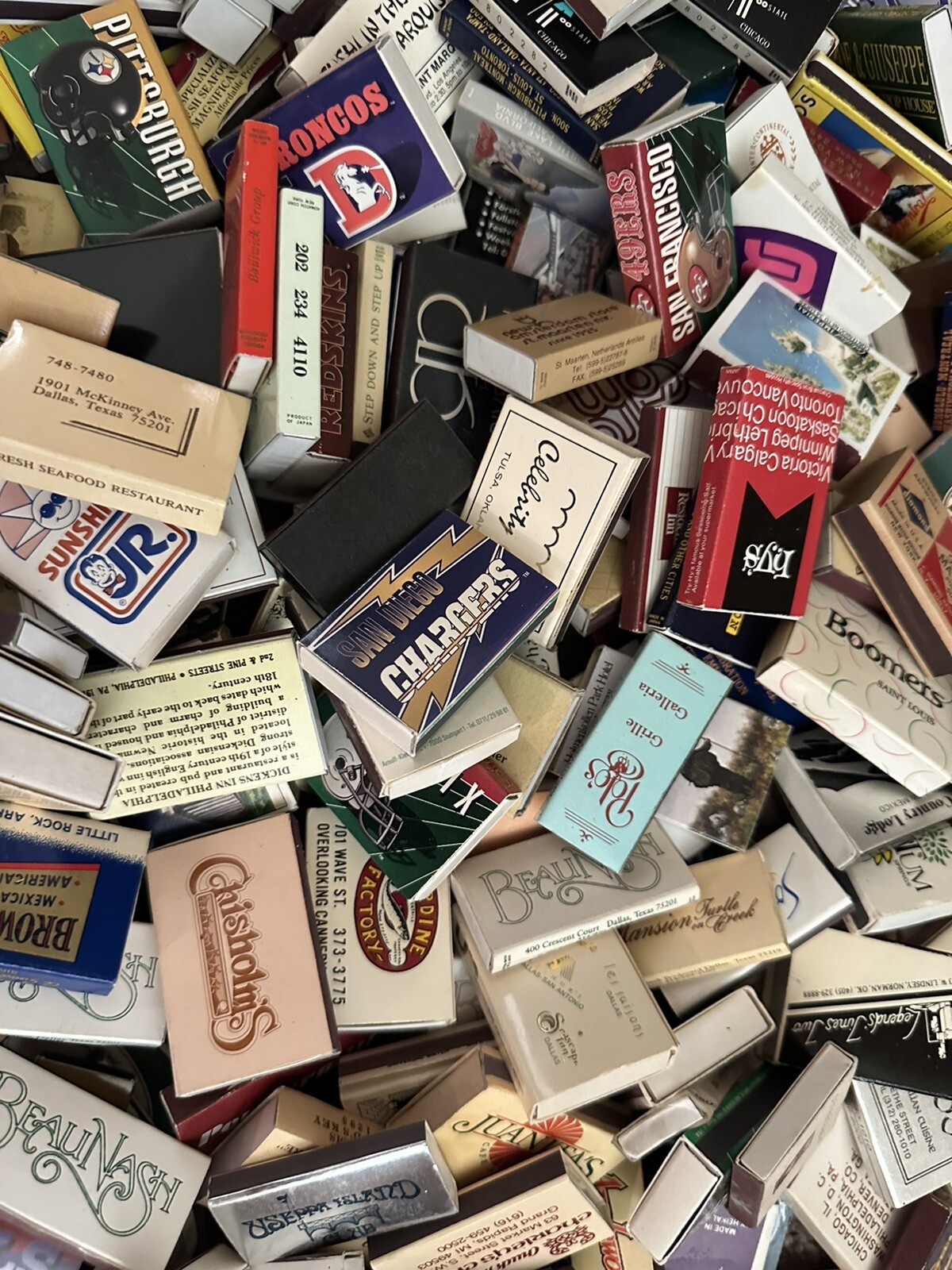 Vintage Matchbooks Unsearched Full & Unstrk Mint Condition Freshest Batch 60 Lot